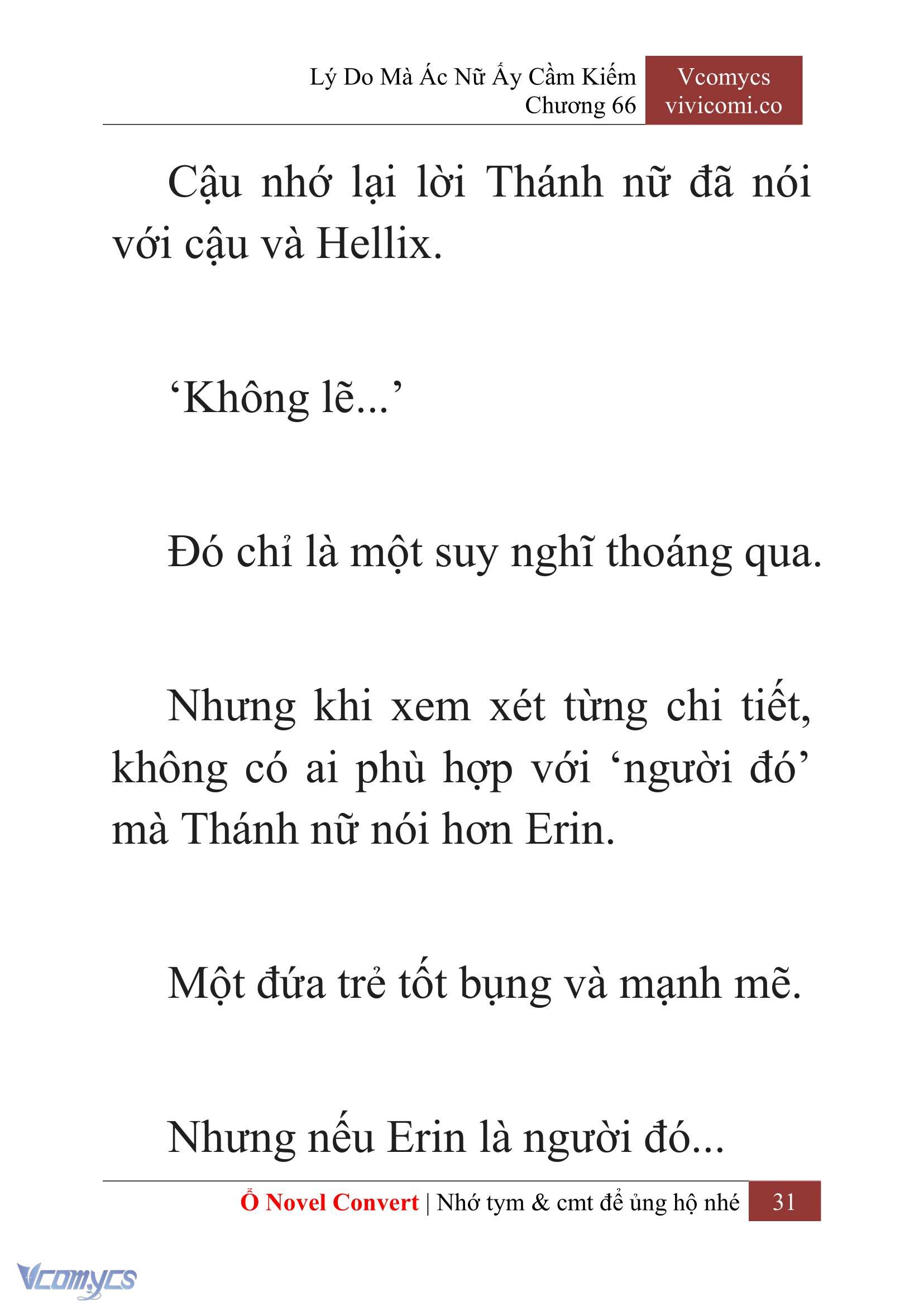 [Novel] Lý Do Mà Ác Nữ Ấy Cầm Kiếm Chap 66 - Next Chap 67