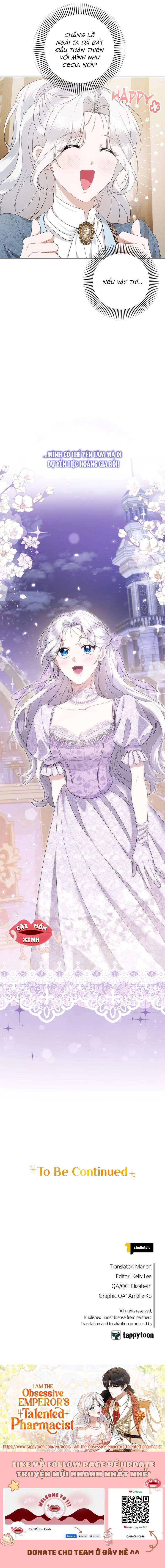 Nữ Dược Sư Của Vị Hoàng Đế Si Tình Chap 4 - Trang 2