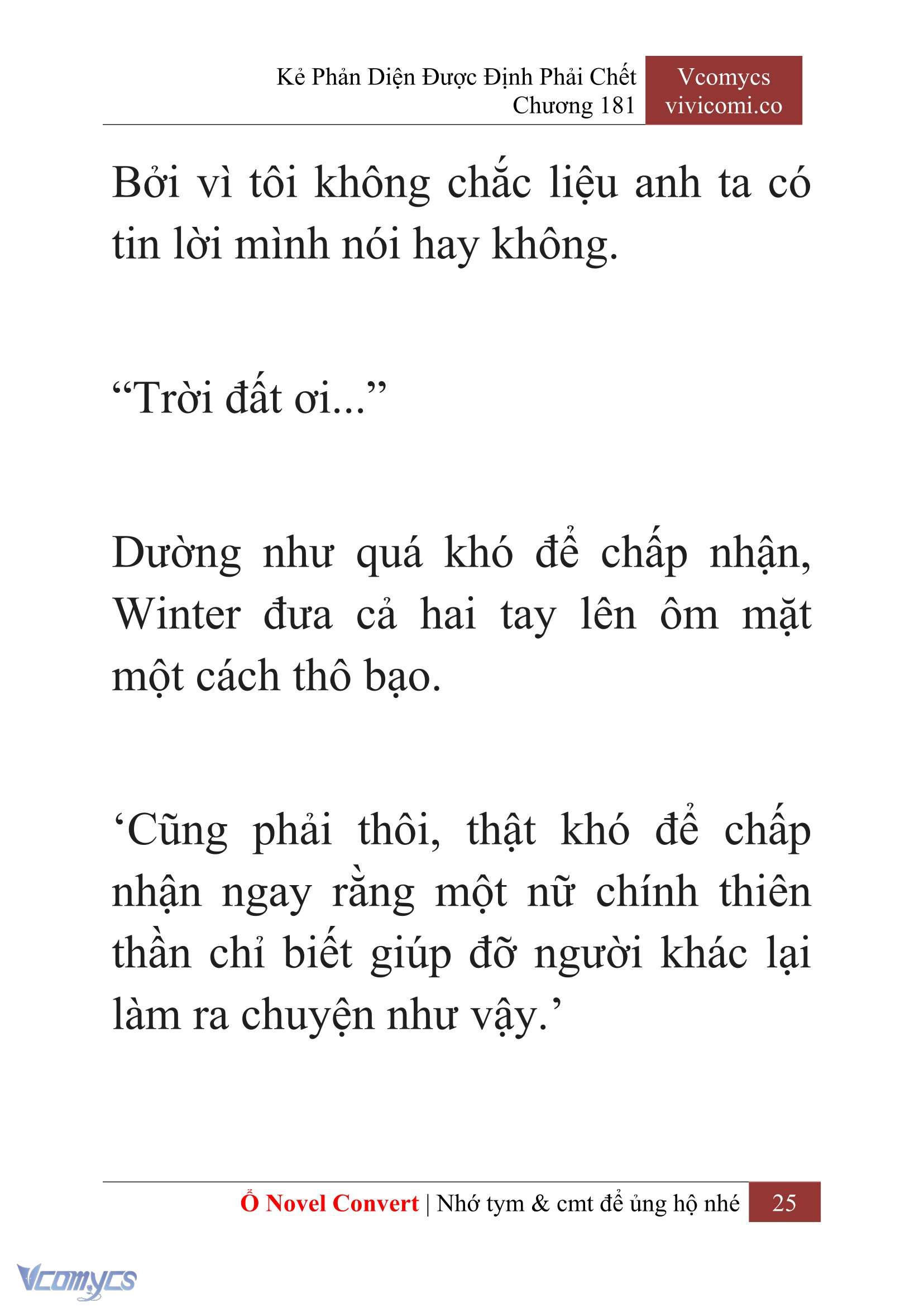 [Novel] Kẻ Phản Diện Được Định Phải Chết Chap 181 - Trang 2
