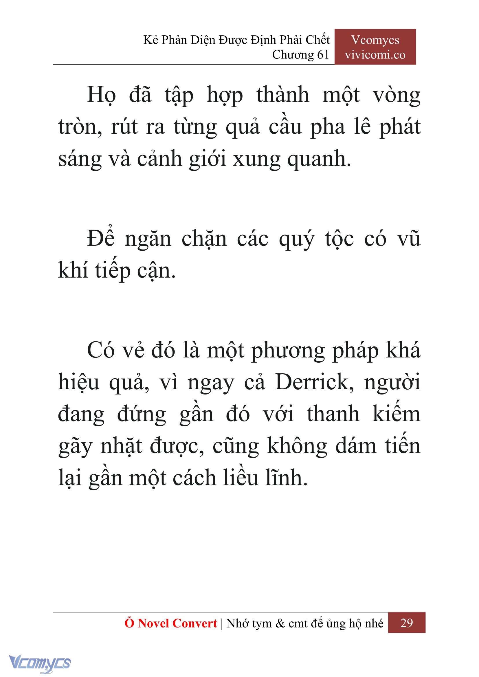 [Novel] Kẻ Phản Diện Được Định Phải Chết Chap 61 - Next Chap 62