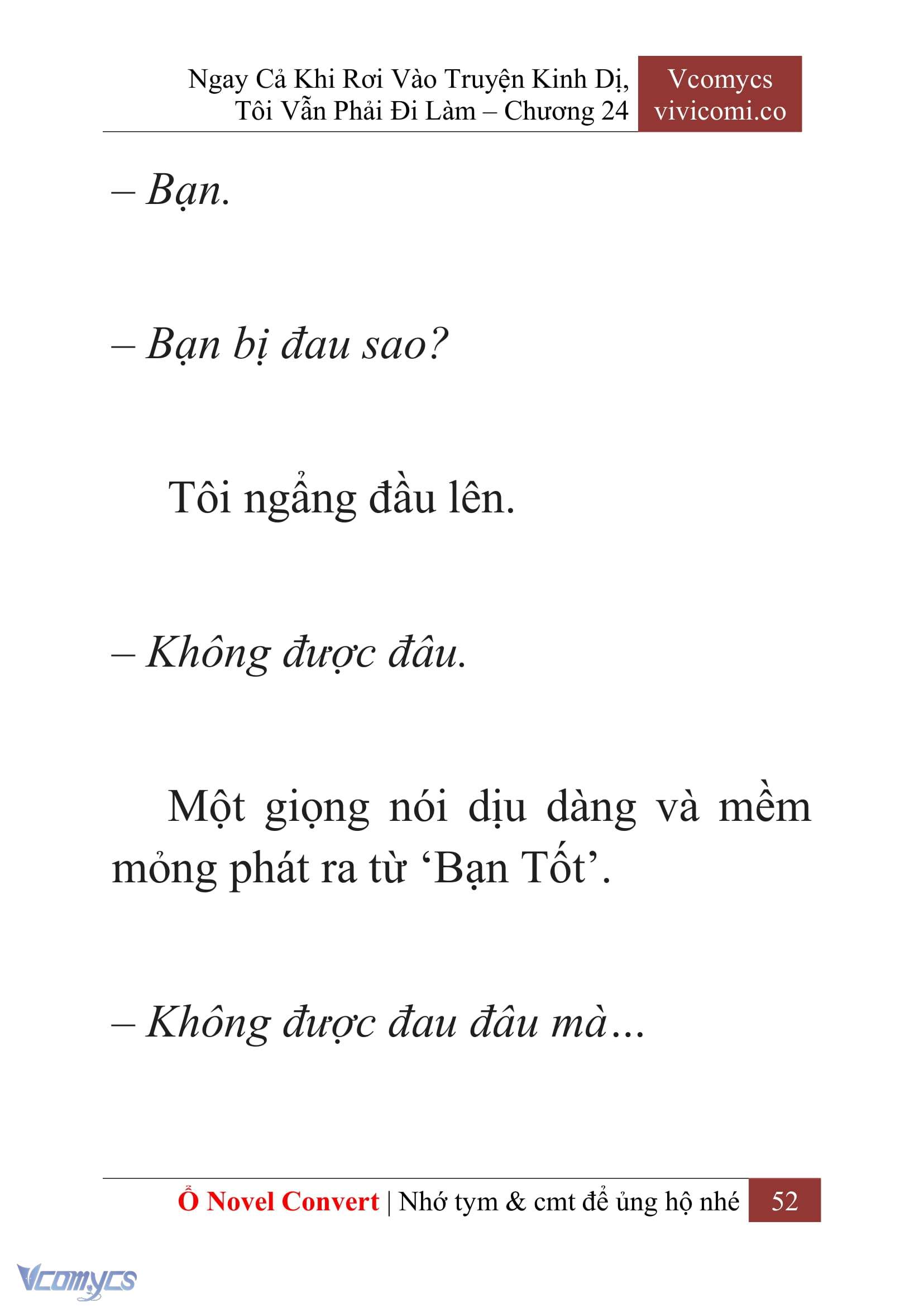[Novel] Ngay Cả Khi Rơi Vào Truyện Kinh Dị, Tôi Vẫn Phải Đi Làm Chap 24 - Trang 2