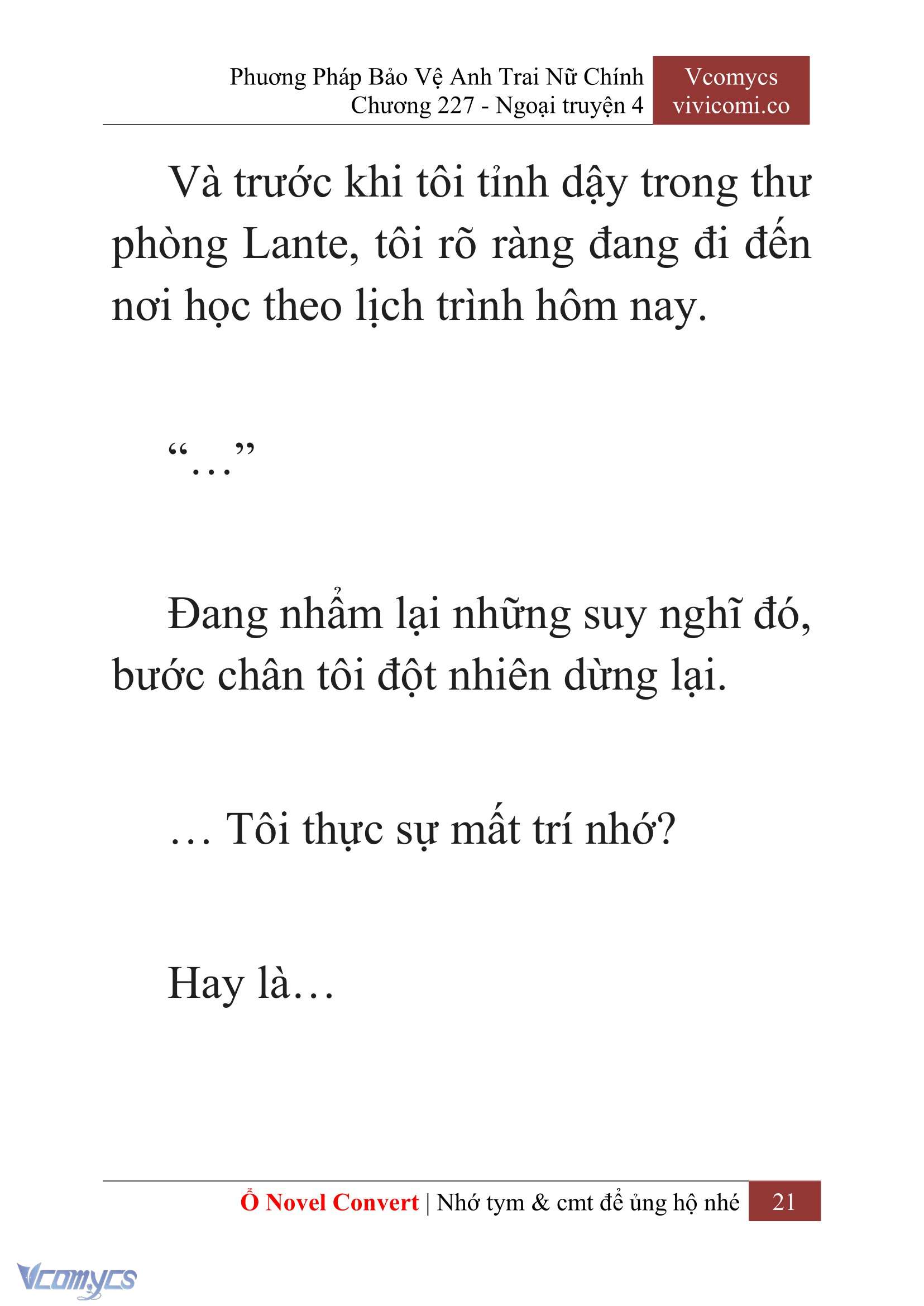 [Novel] Phương Pháp Bảo Vệ Anh Trai Nữ Chính Chap 227 - Trang 2
