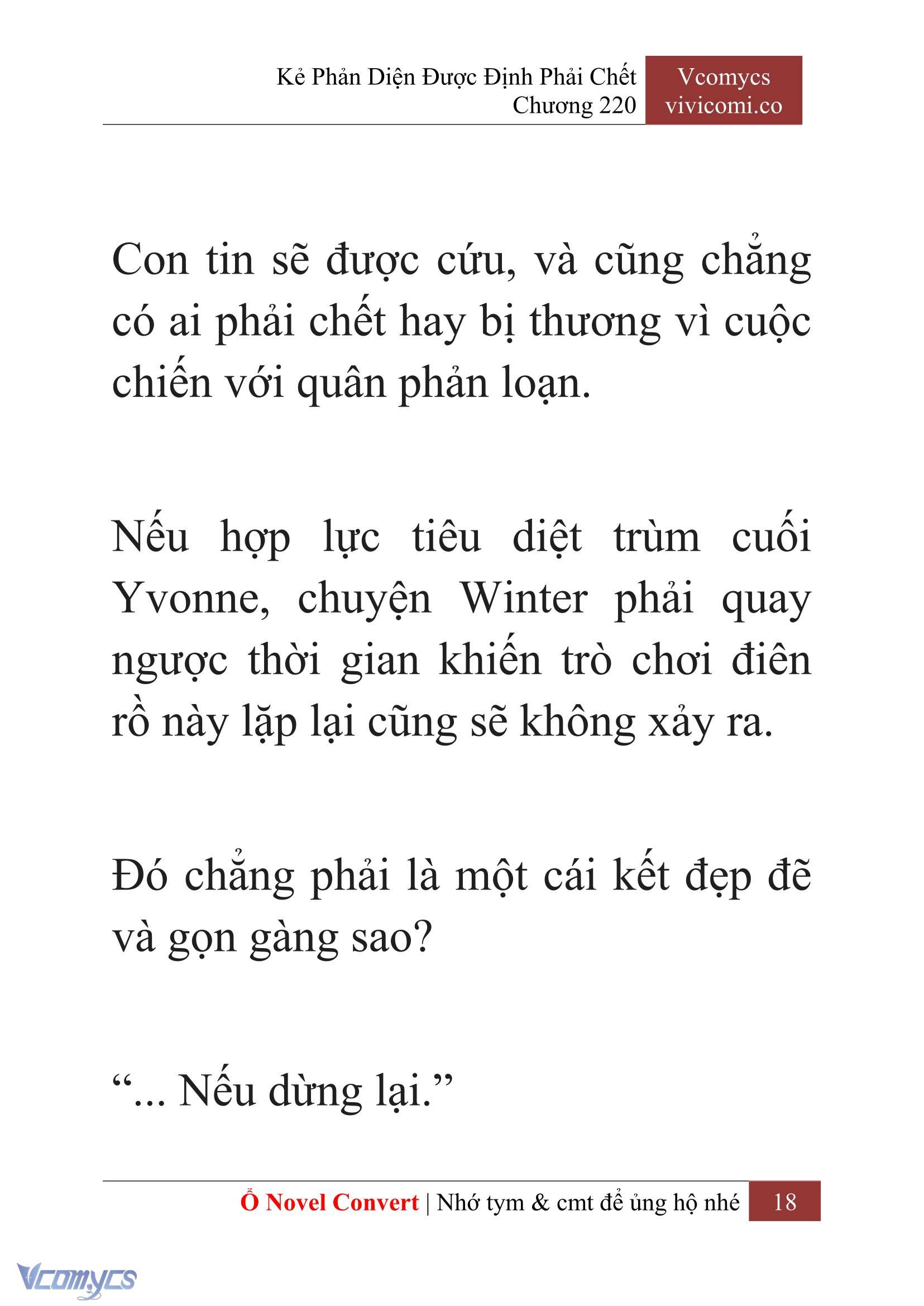 [Novel] Kẻ Phản Diện Được Định Phải Chết Chap 220 - Next Chap 221