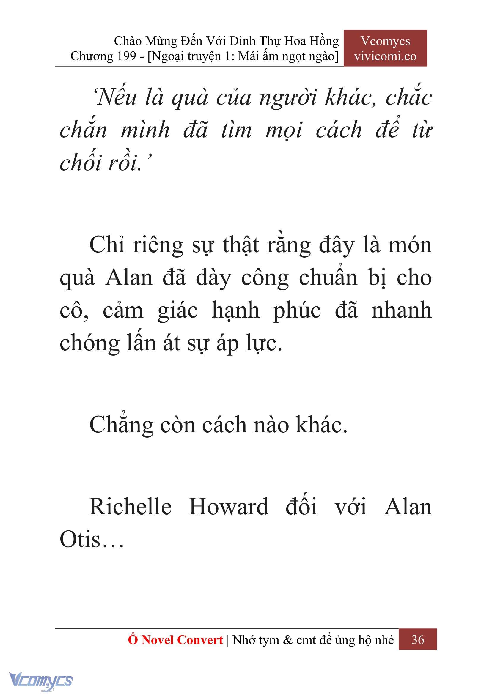 [Novel] Chào Mừng Đến Với Dinh Thự Hoa Hồng Chap 199 - Trang 2