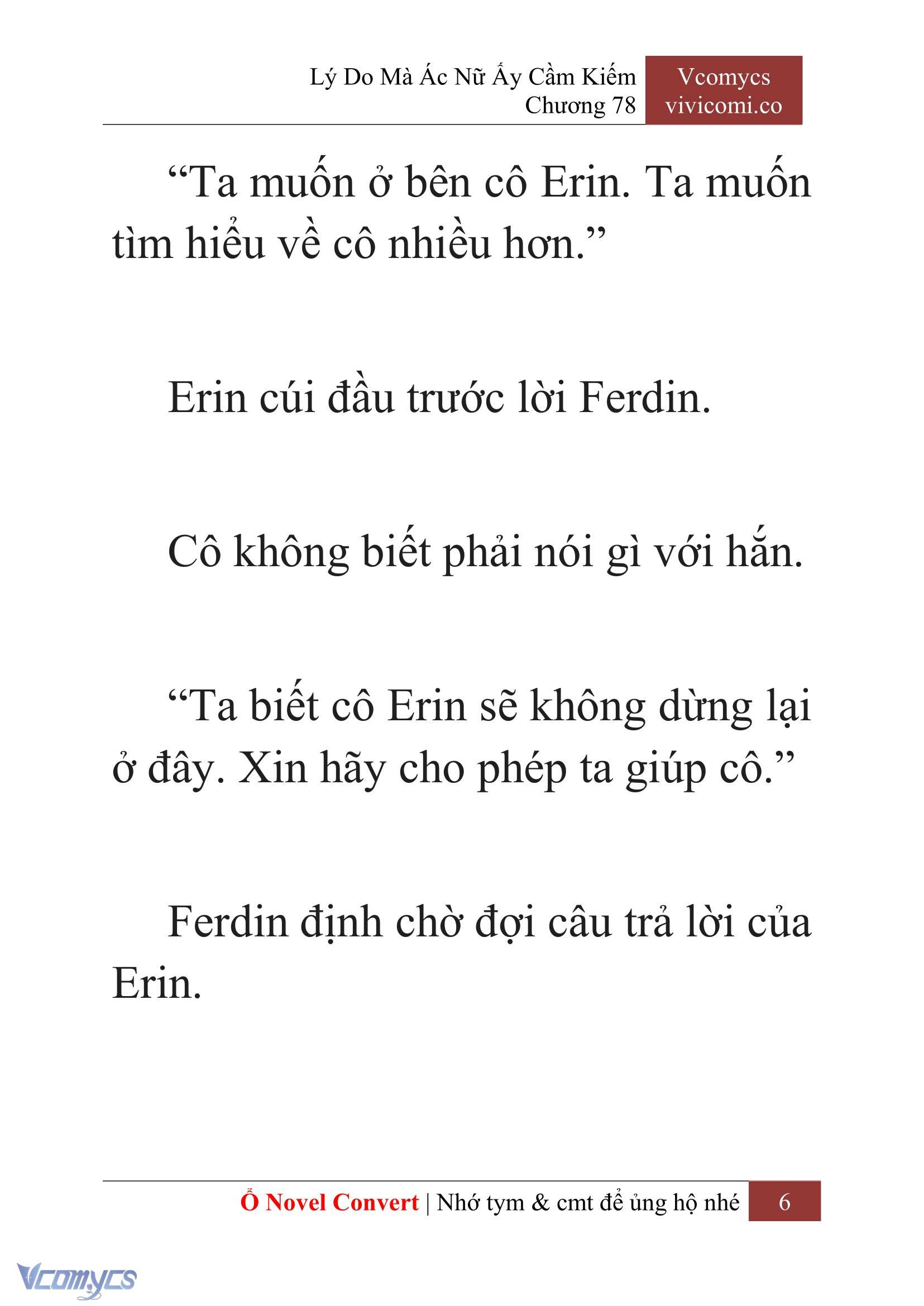 [Novel] Lý Do Mà Ác Nữ Ấy Cầm Kiếm Chap 78 - Next Chap 79