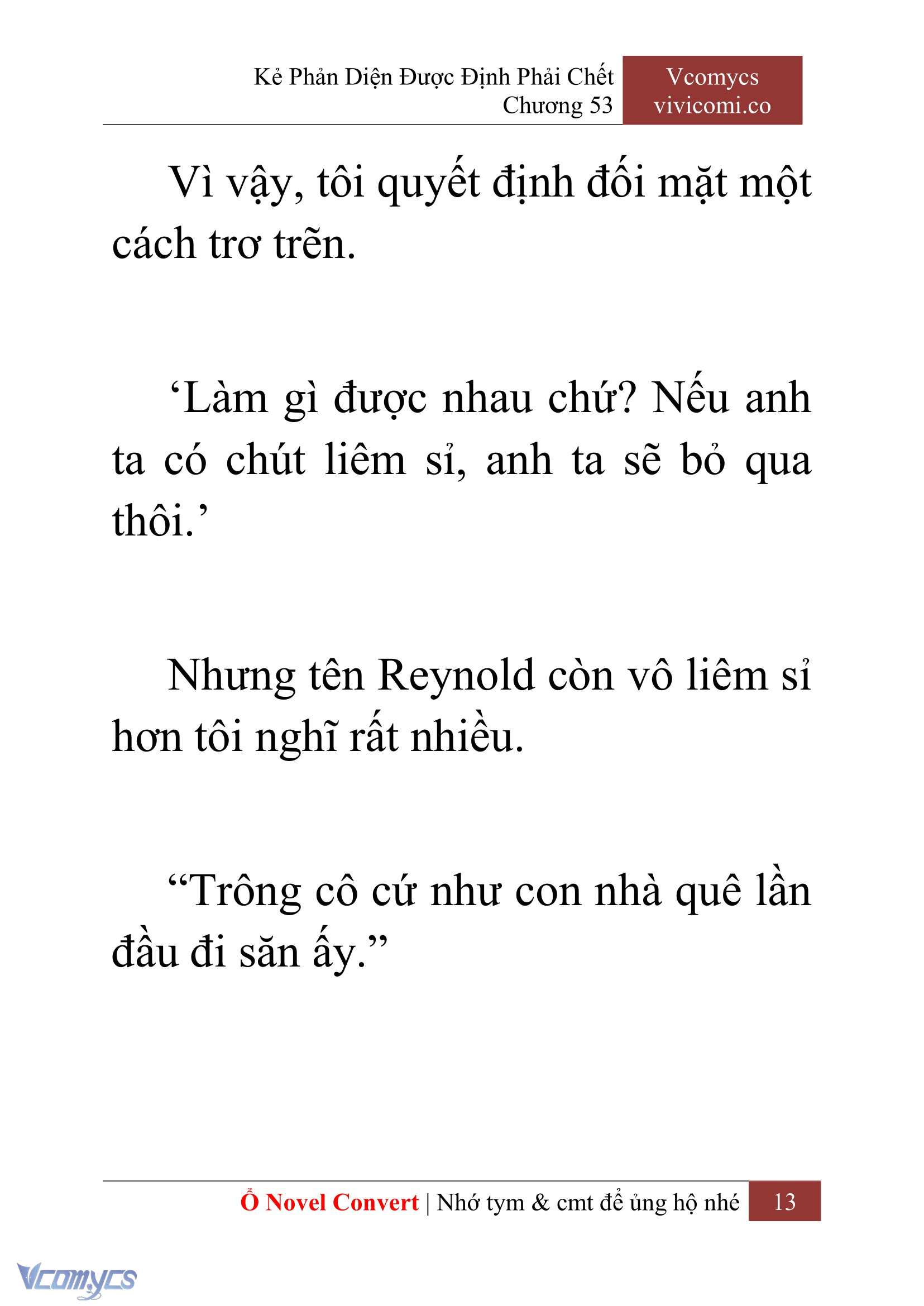 [Novel] Kẻ Phản Diện Được Định Phải Chết Chap 53 - Next Chap 54