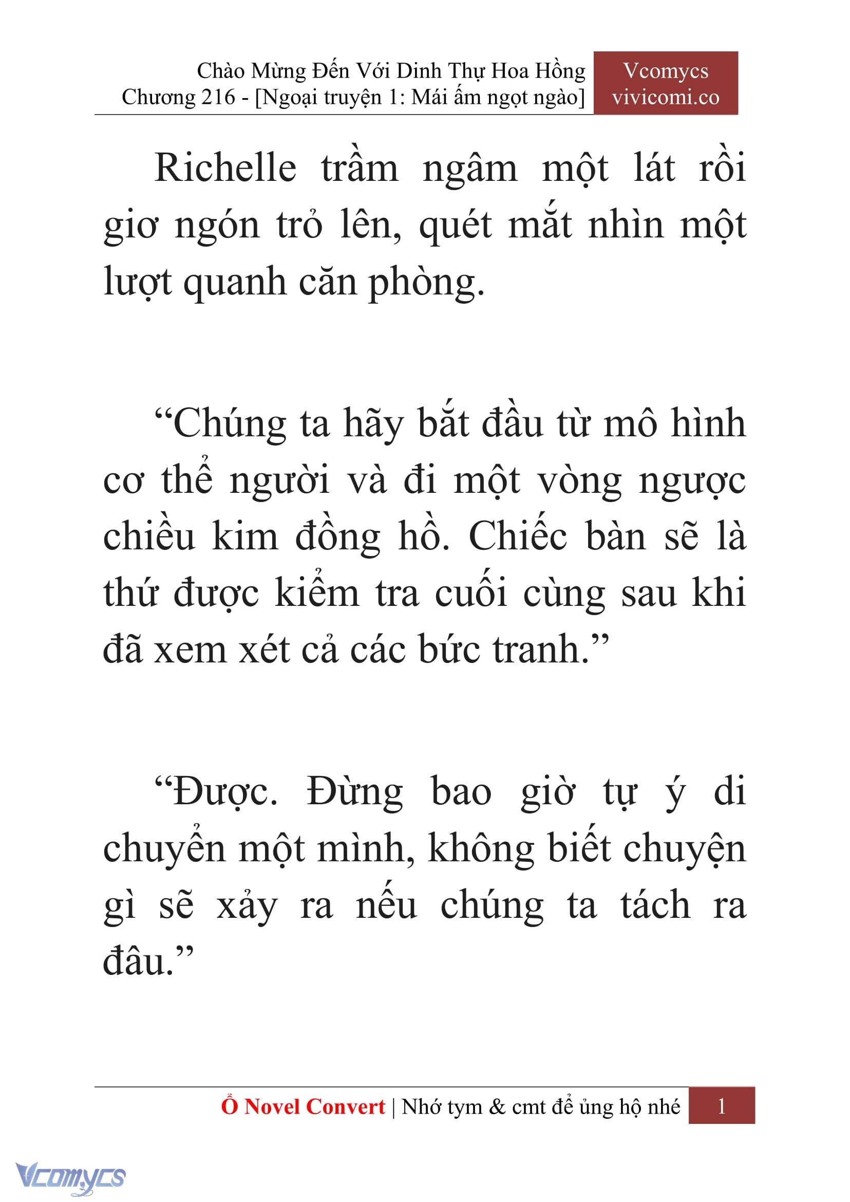 [Novel] Chào Mừng Đến Với Dinh Thự Hoa Hồng Chap 216 - Trang 2