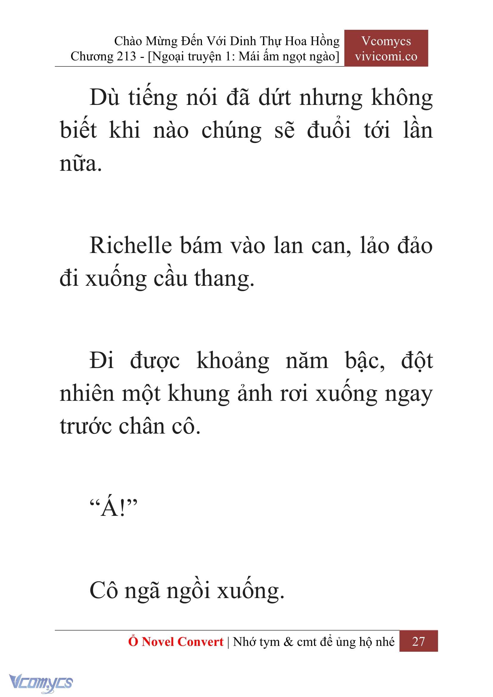 [Novel] Chào Mừng Đến Với Dinh Thự Hoa Hồng Chap 213 - Trang 2