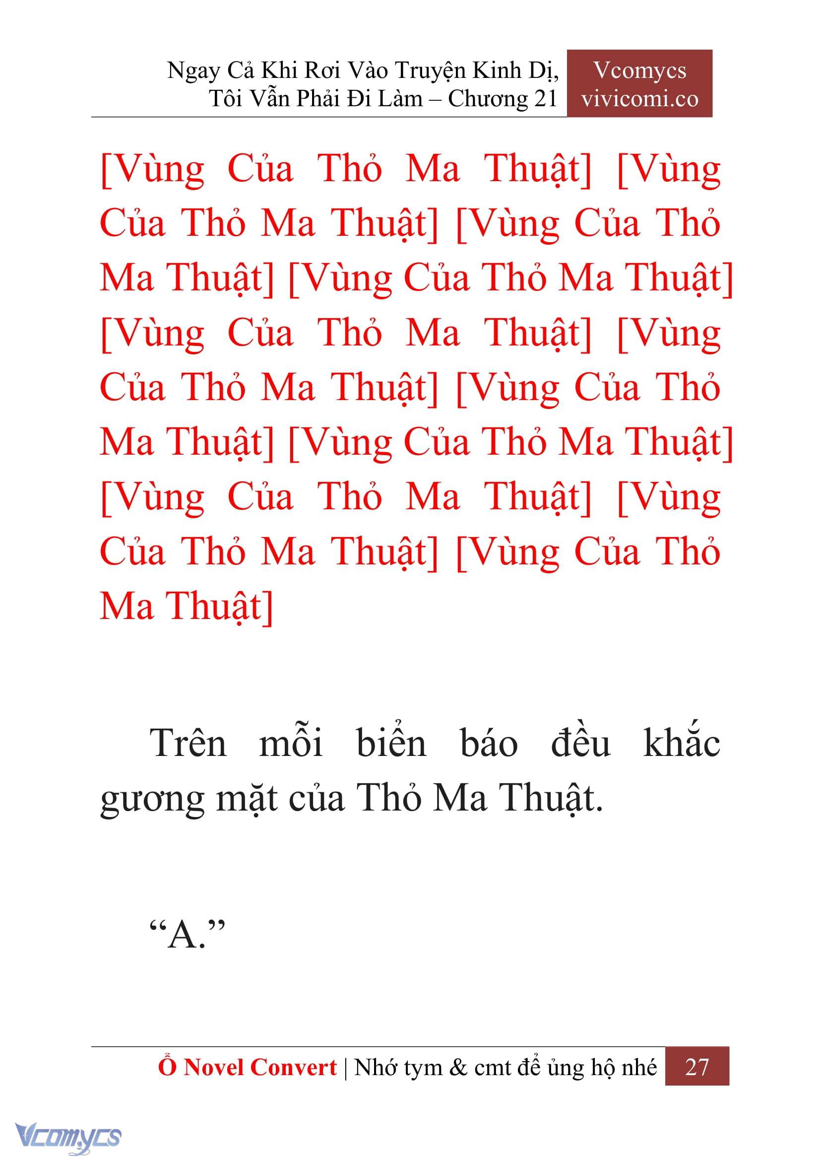 [Novel] Ngay Cả Khi Rơi Vào Truyện Kinh Dị, Tôi Vẫn Phải Đi Làm Chap 21 - Trang 2