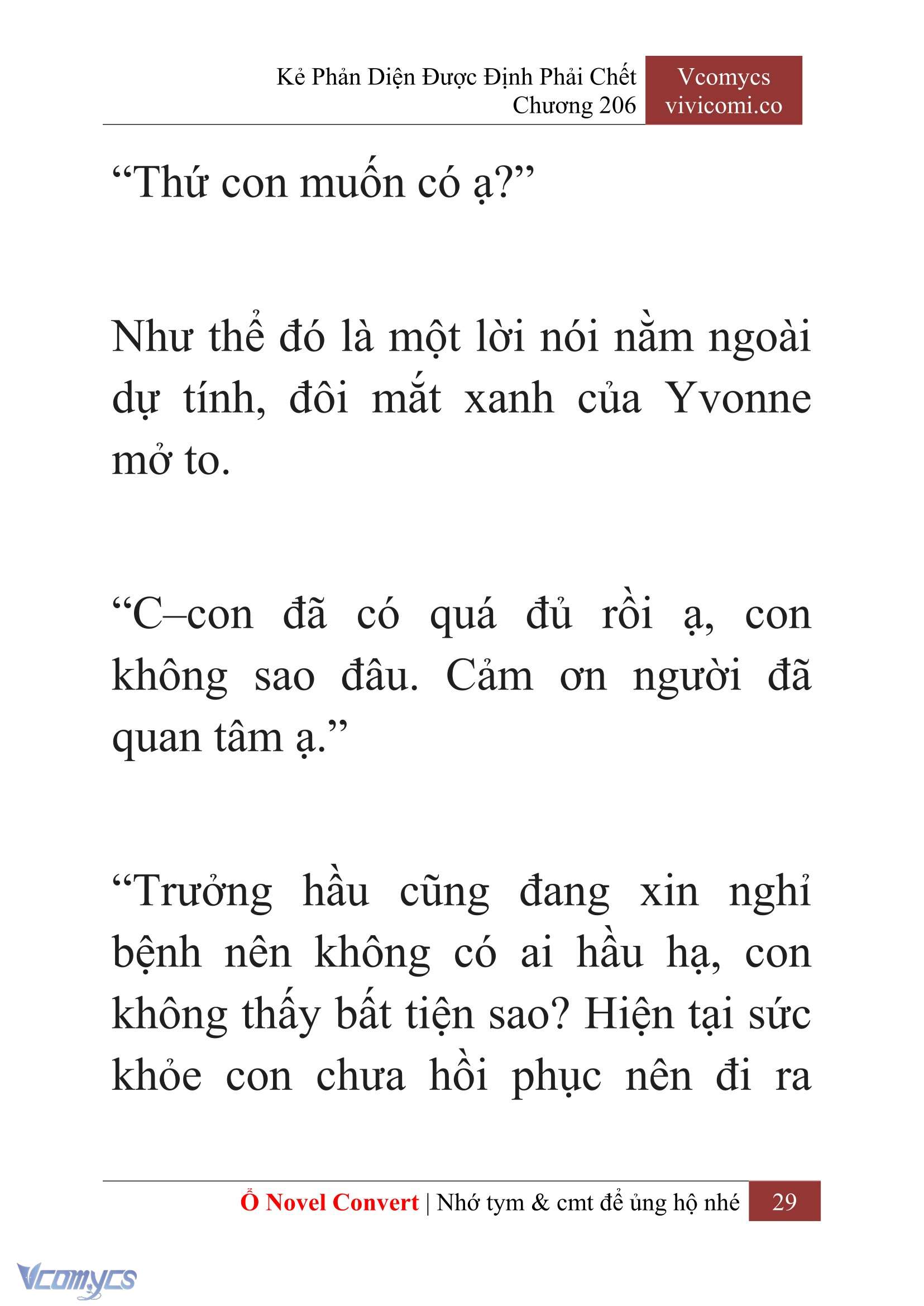 [Novel] Kẻ Phản Diện Được Định Phải Chết Chap 206 - Next Chap 207