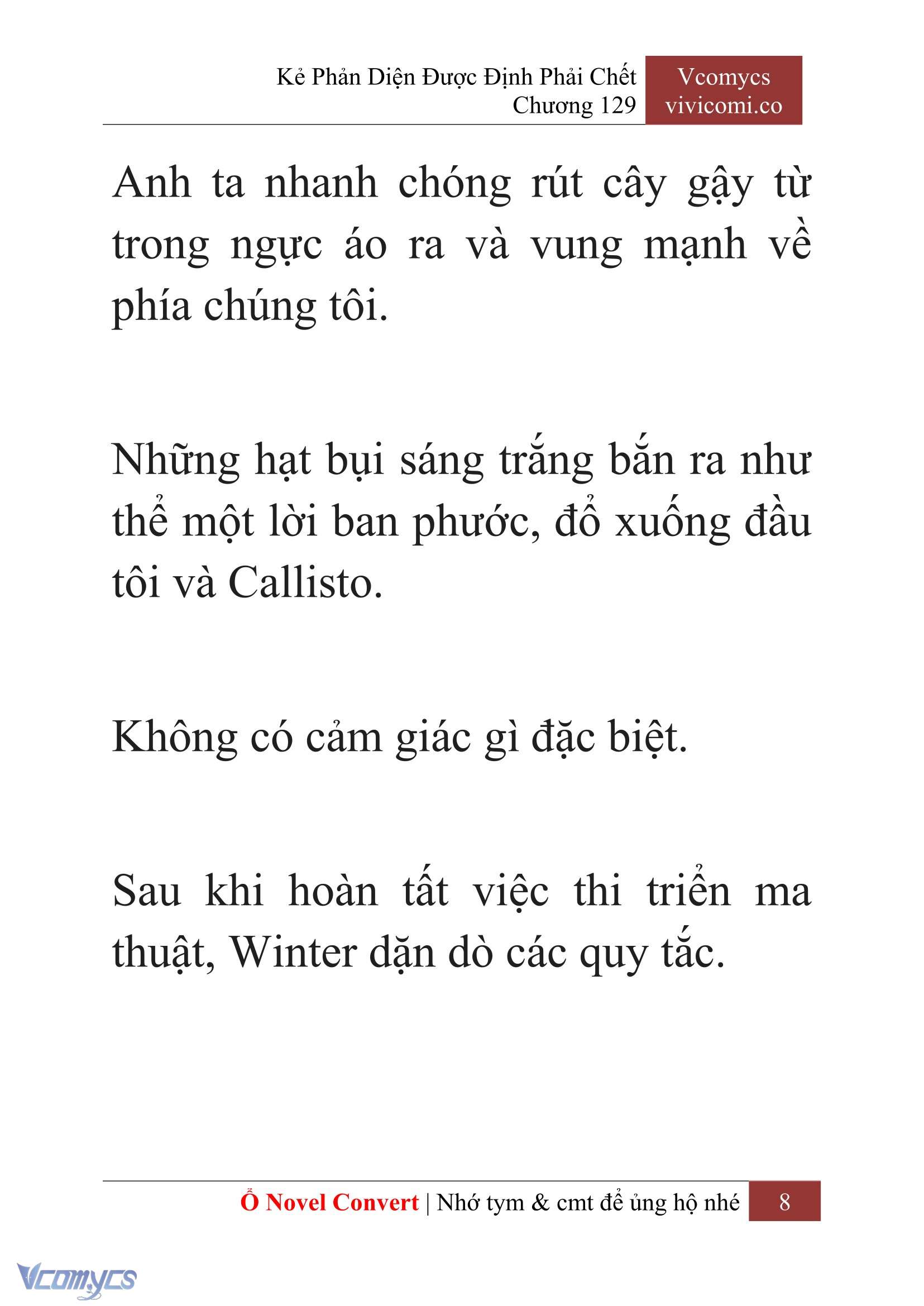 [Novel] Kẻ Phản Diện Được Định Phải Chết Chap 129 - Trang 2