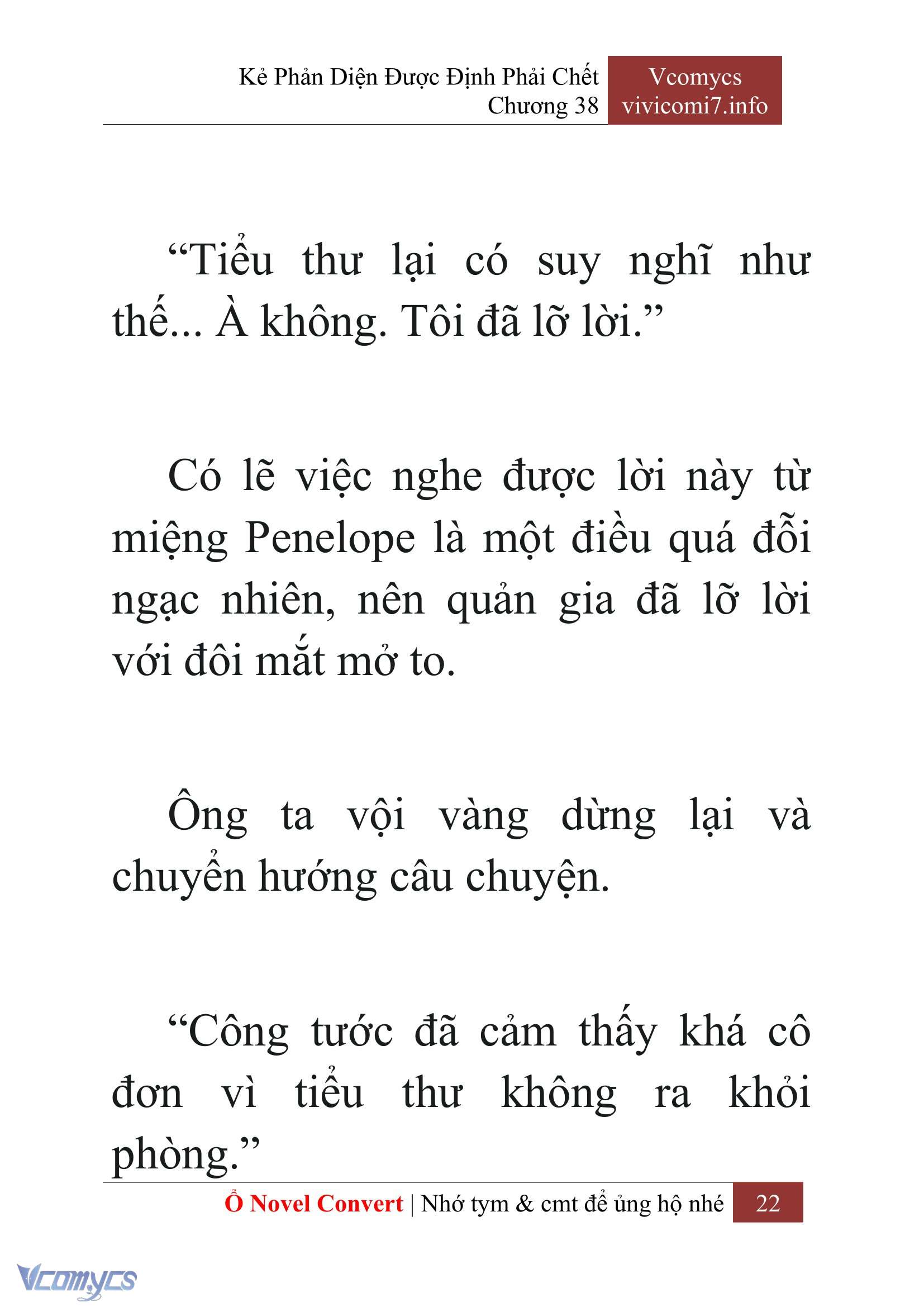 [Novel] Kẻ Phản Diện Được Định Phải Chết Chap 38 - Next Chap 39