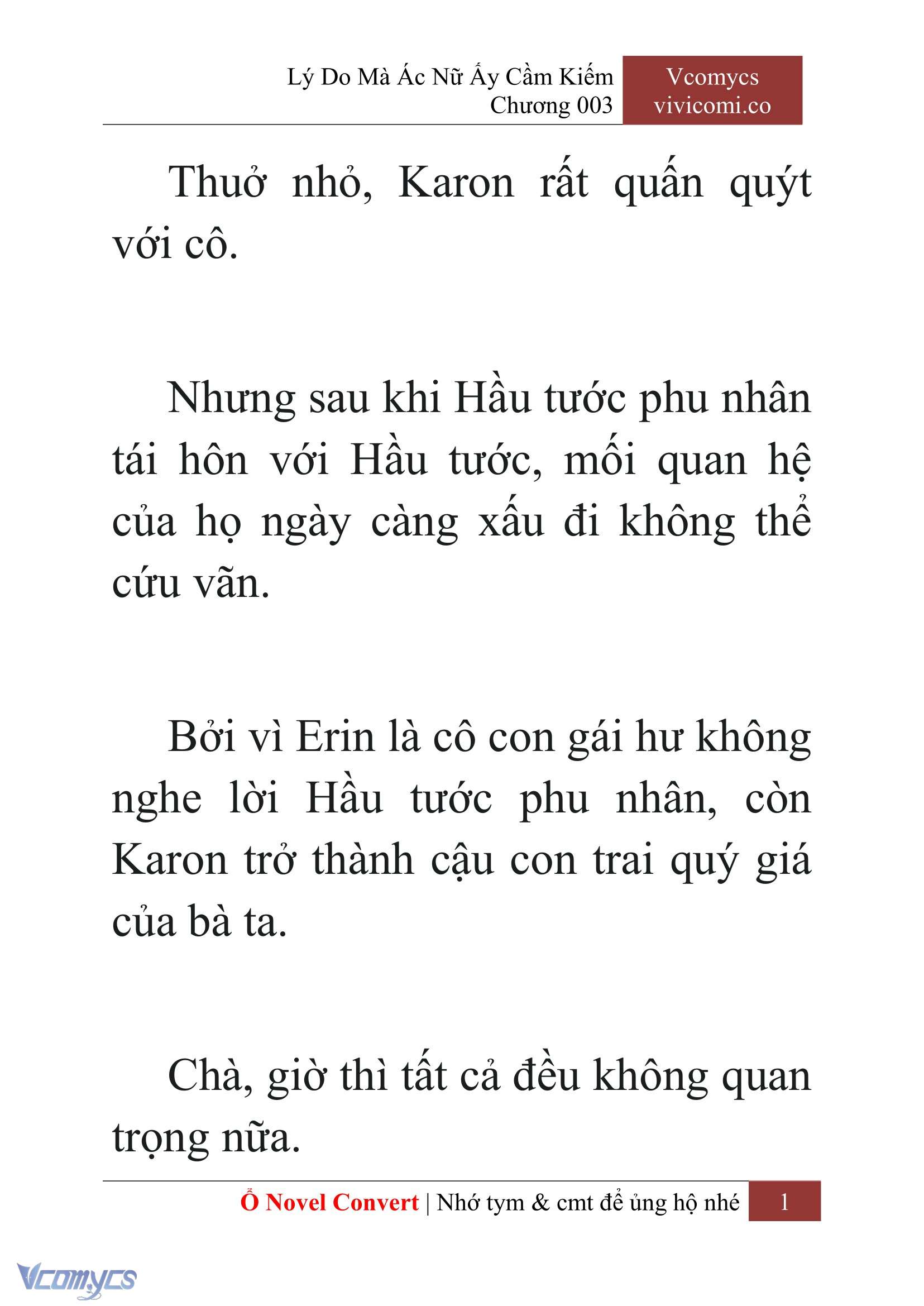 [Novel] Lý Do Mà Ác Nữ Ấy Cầm Kiếm Chap 3 - Next Chap 4