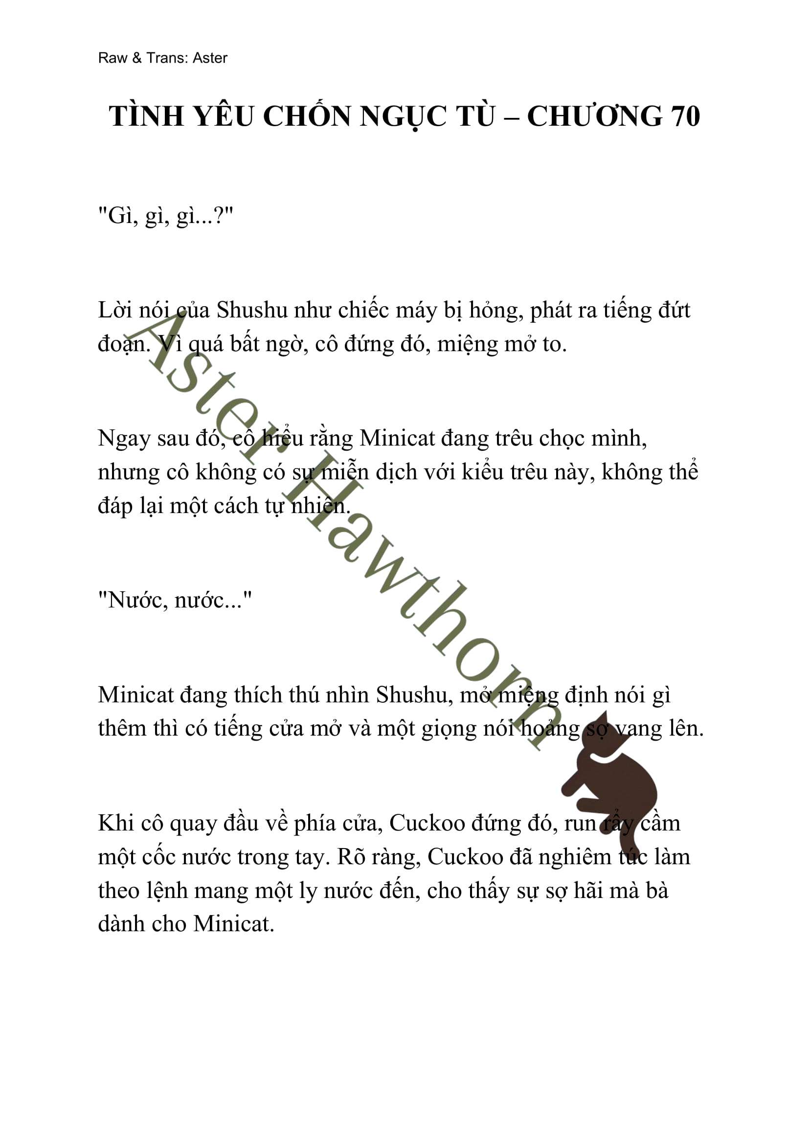 [NOVEL] Tình Yêu Chốn Ngục Tù Chap 70 - Next Chap 71