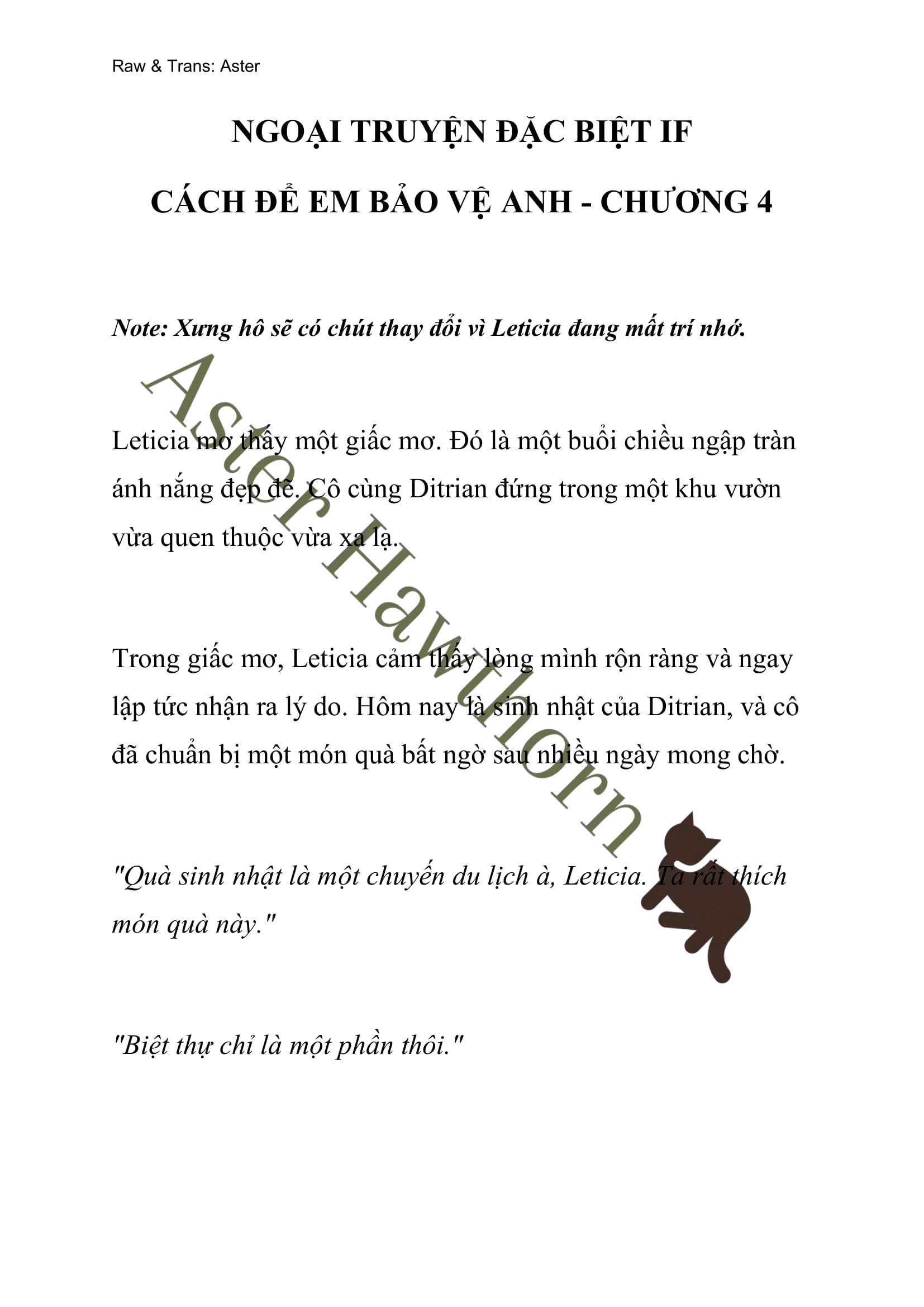 [NOVEL] Ngoại Truyện Cách Để Em Bảo Vệ Anh Chap 96 - Trang 2