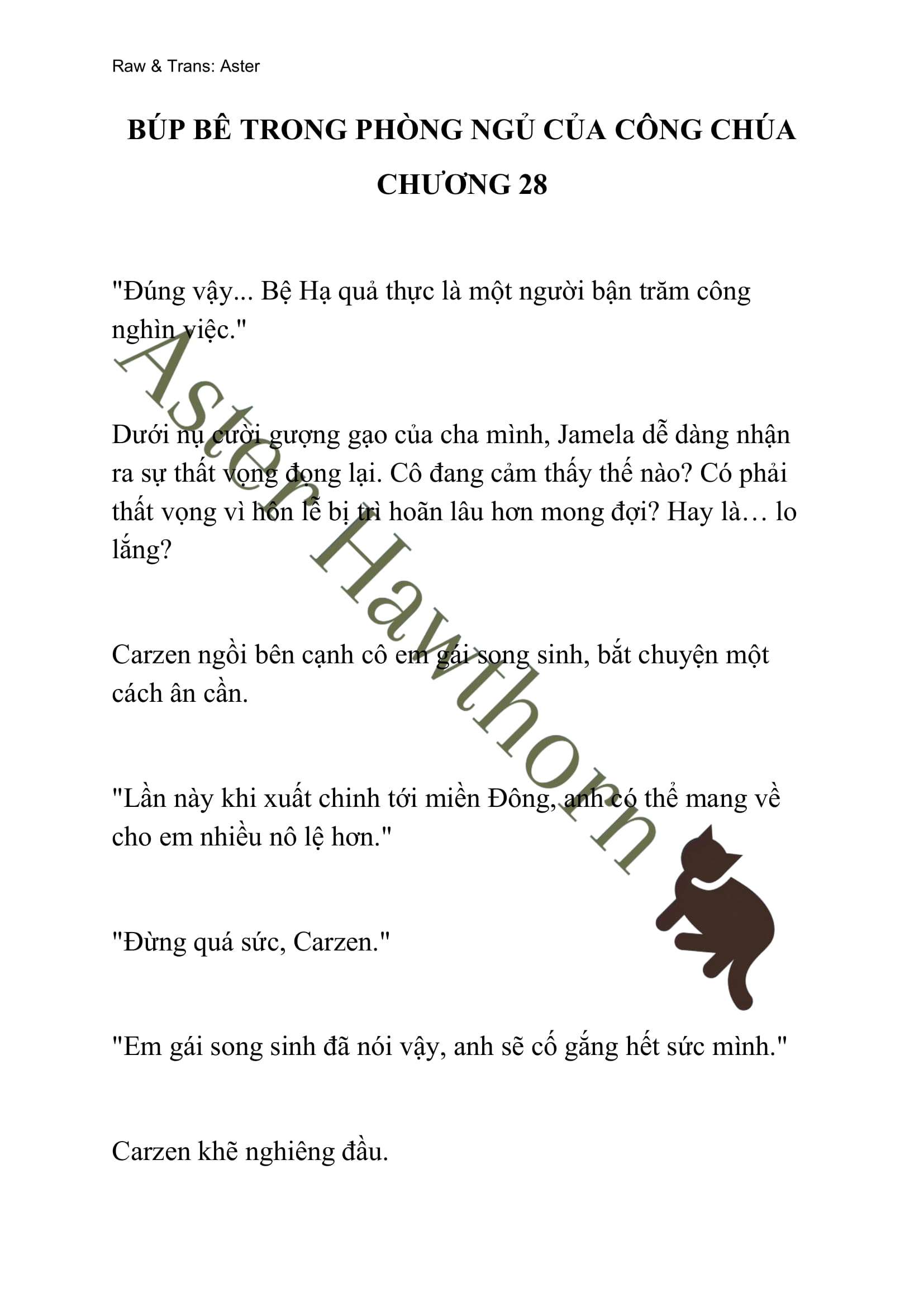 [NOVEL] Búp Bê Trong Phòng Ngủ Của Công Chúa Chap 28 - Trang 2