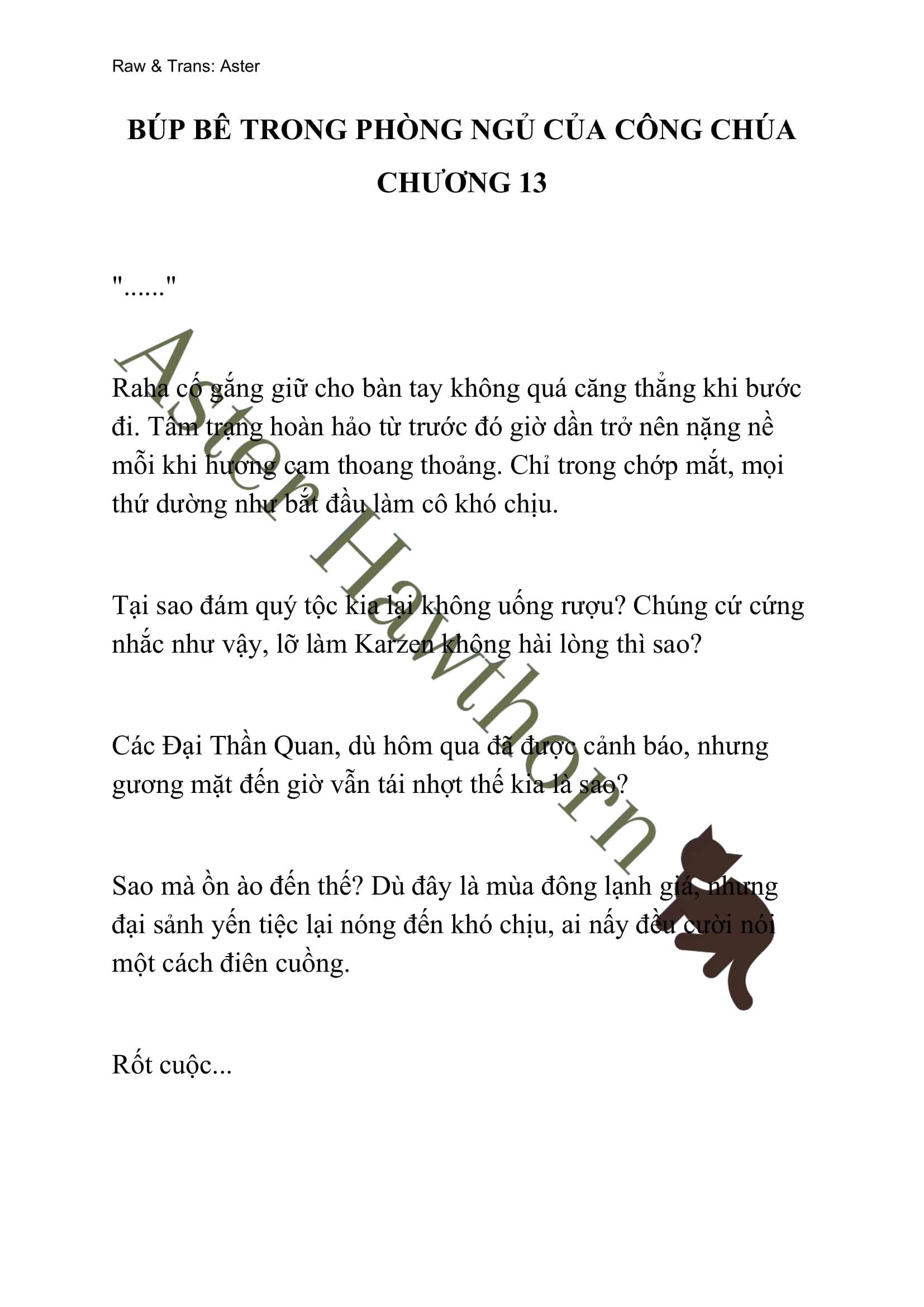 [NOVEL] Búp Bê Trong Phòng Ngủ Của Công Chúa Chap 13 - Trang 2