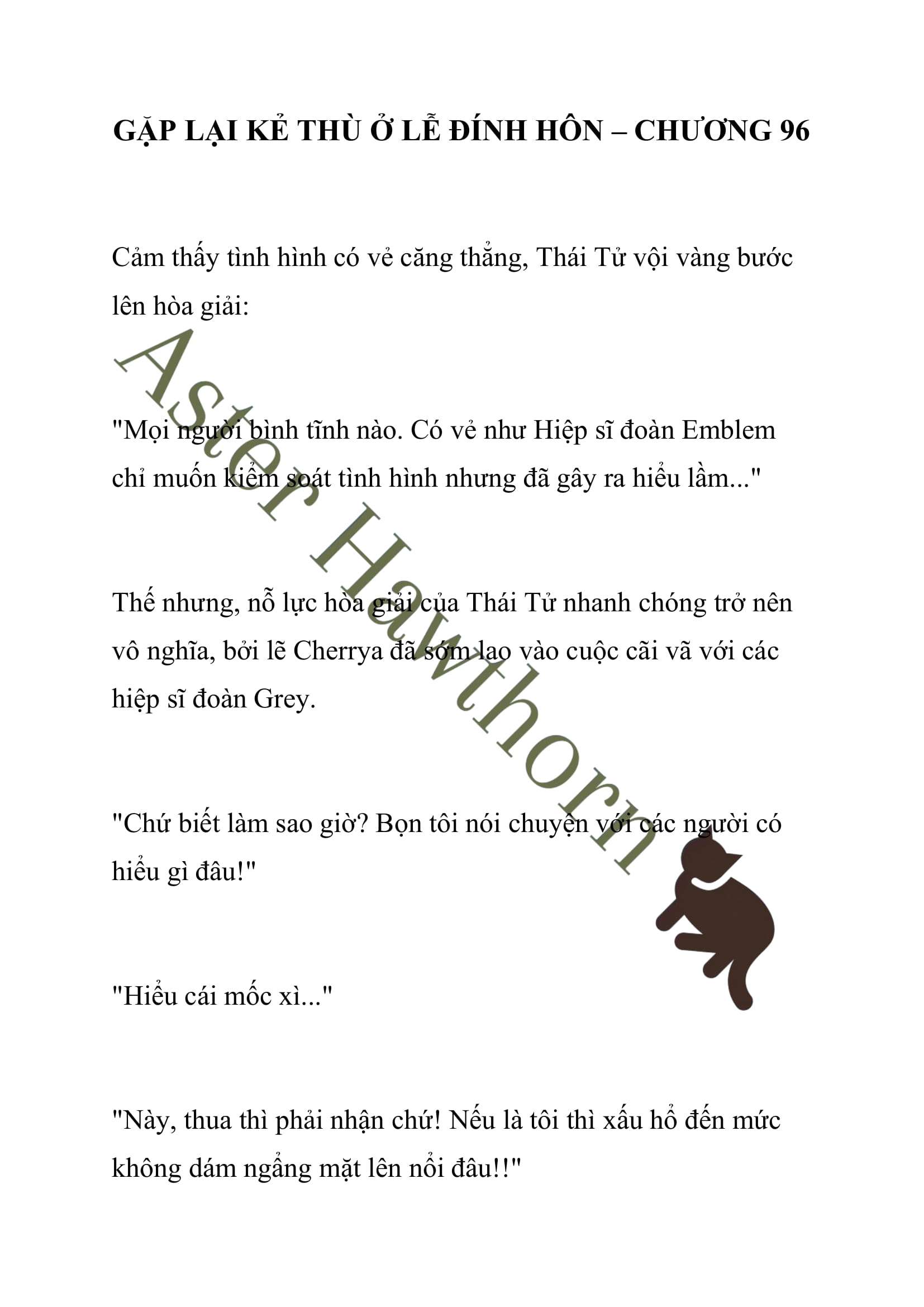 [NOVEL] Gặp Lại Kẻ Thù Ở Lễ Đính Hôn Chap 97 - Trang 2