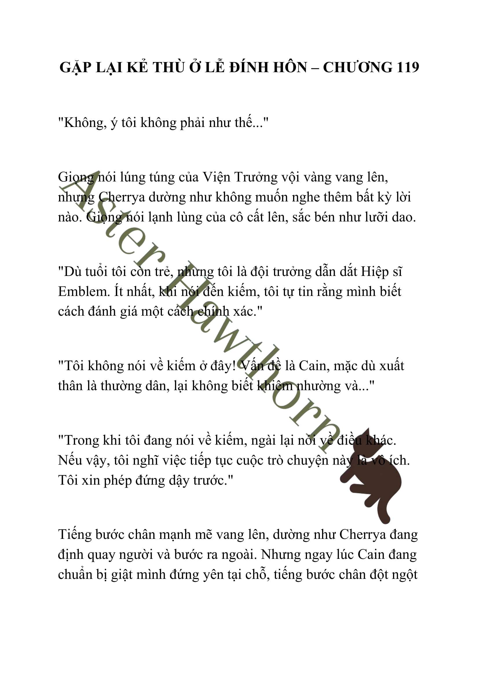 [NOVEL] Gặp Lại Kẻ Thù Ở Lễ Đính Hôn Chap 119 - Next Chap 120