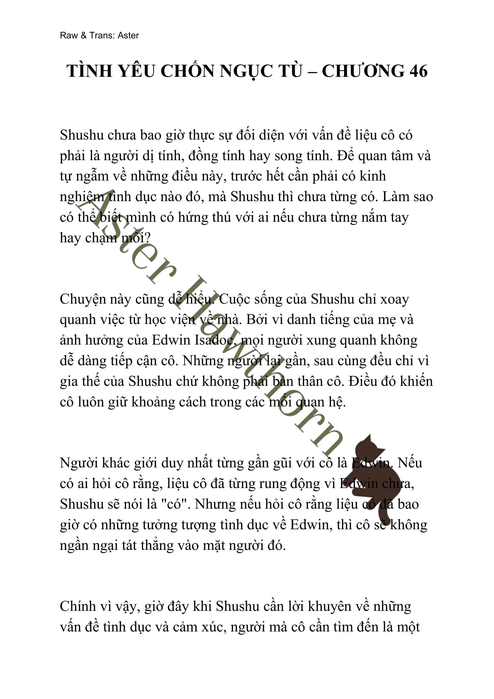 [NOVEL] Tình Yêu Chốn Ngục Tù Chap 46 - Trang 2