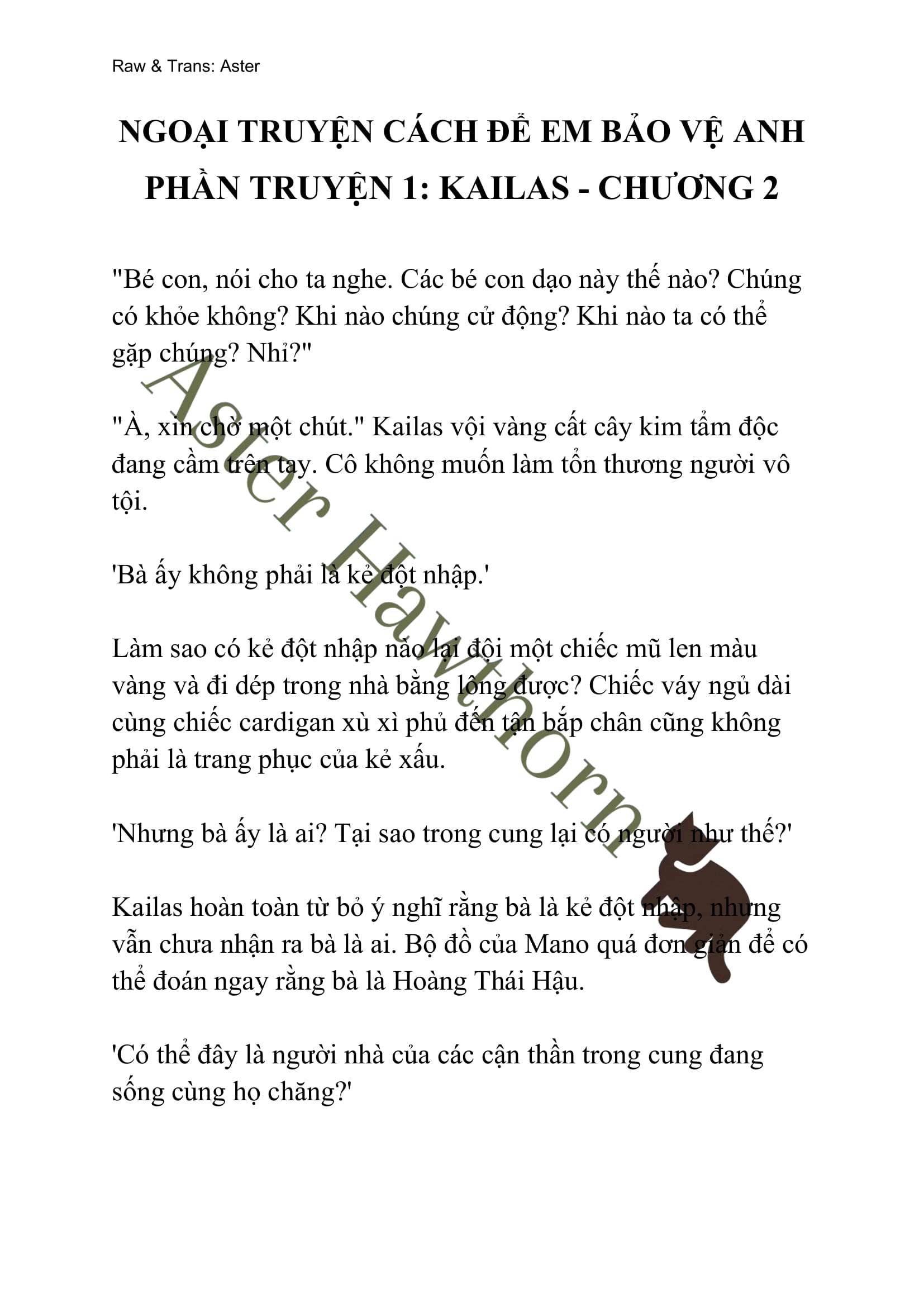 [NOVEL] Ngoại Truyện Cách Để Em Bảo Vệ Anh Chap 2 - Trang 2