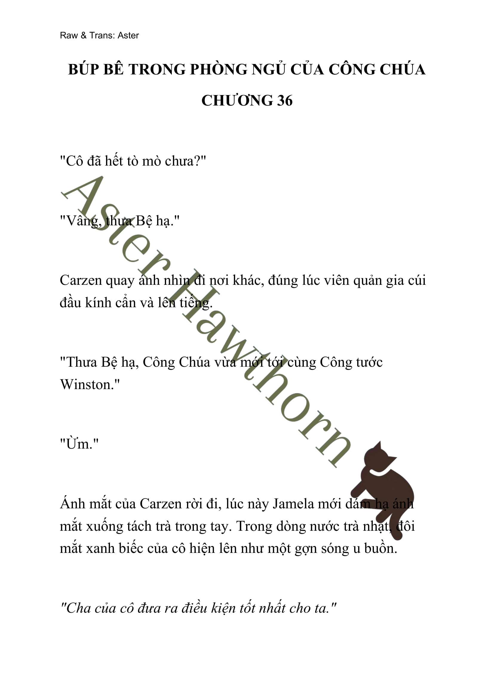 [NOVEL] Búp Bê Trong Phòng Ngủ Của Công Chúa Chap 36 - Trang 2
