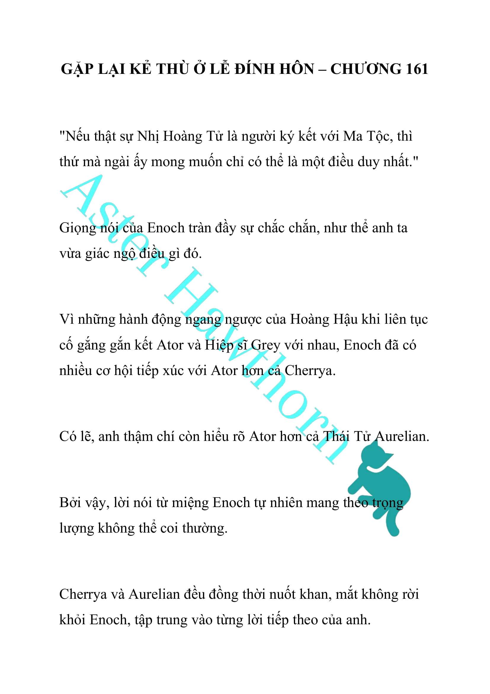 [NOVEL] Gặp Lại Kẻ Thù Ở Lễ Đính Hôn Chap 161 - Trang 2