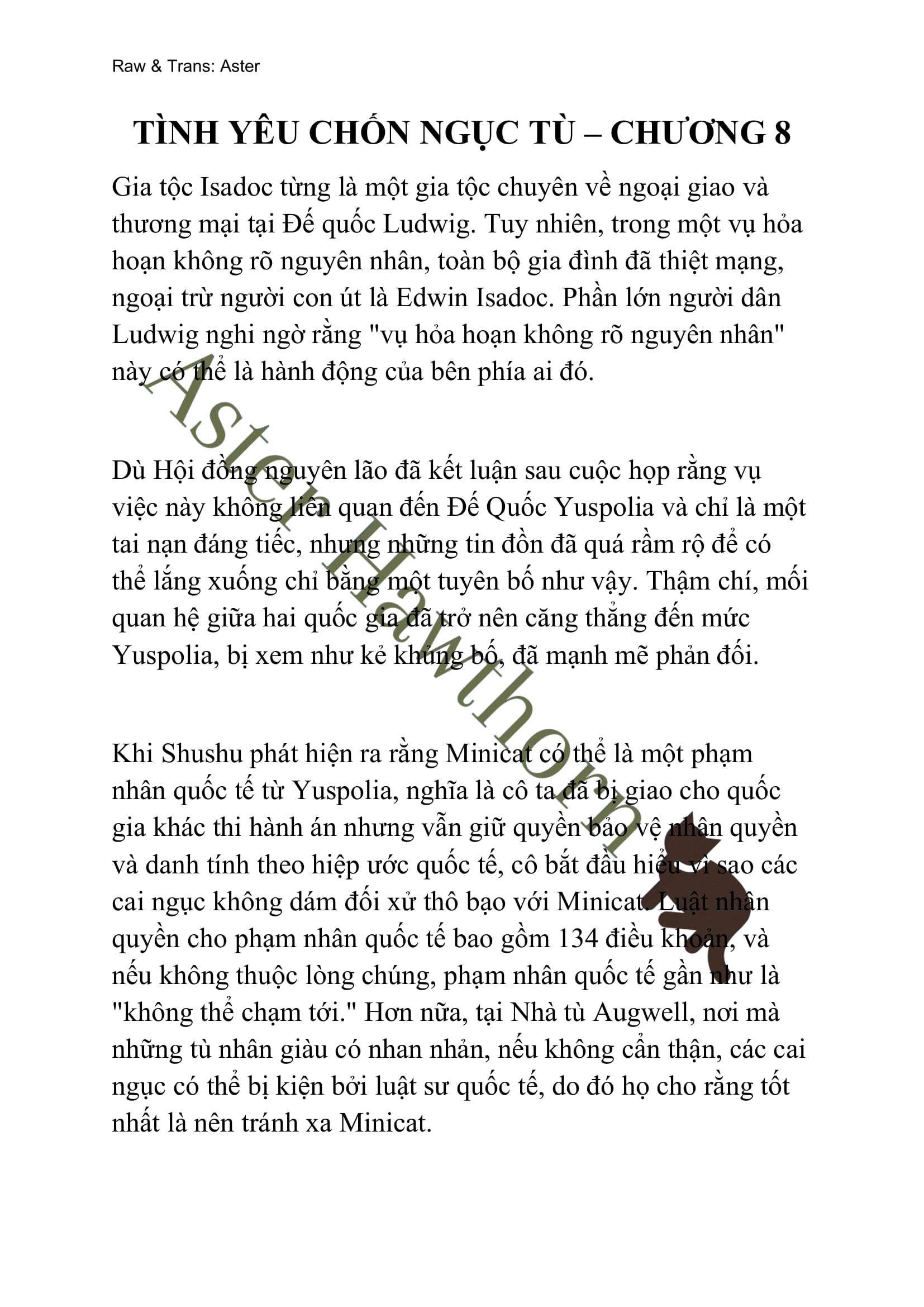 [NOVEL] Tình Yêu Chốn Ngục Tù Chap 8 - Trang 2