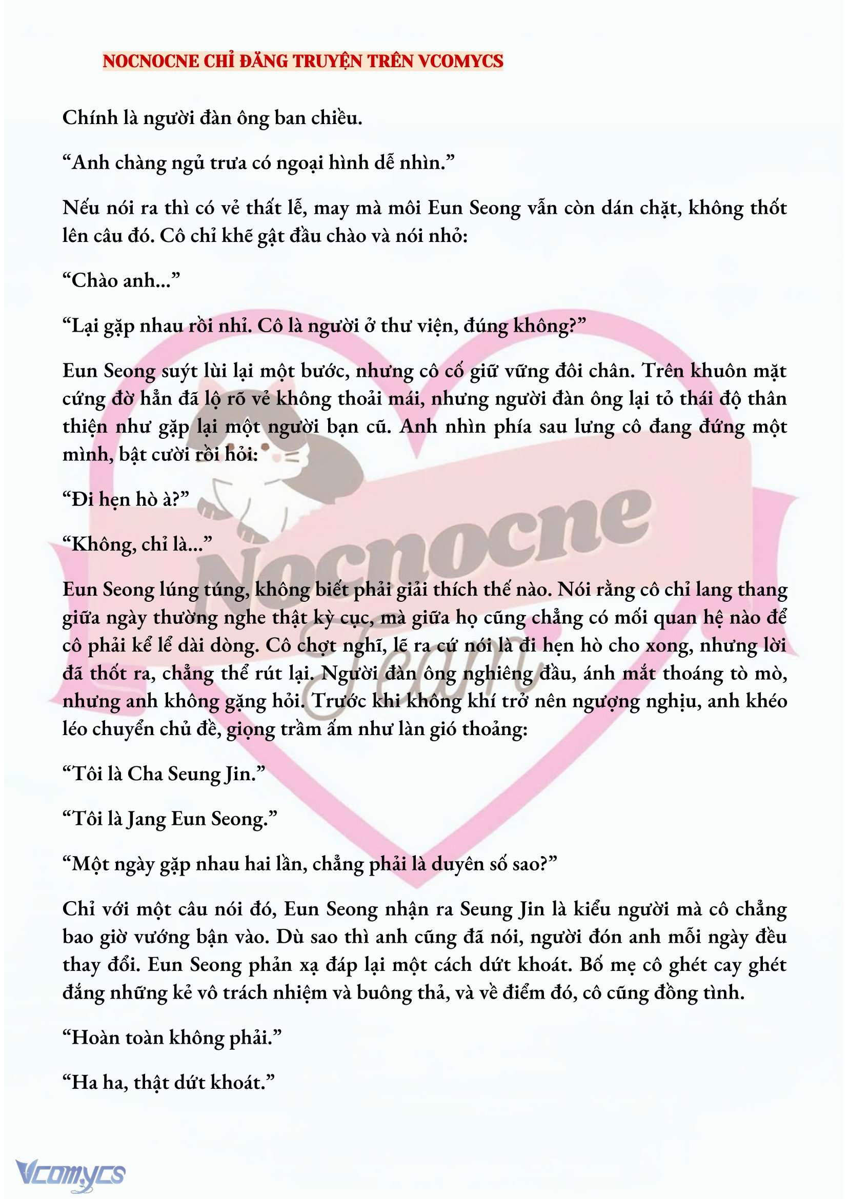 [NOVEL] CHÚNG TA KẾT THÚC VÀO MÙA THU Chap 5 - Next Chap 6