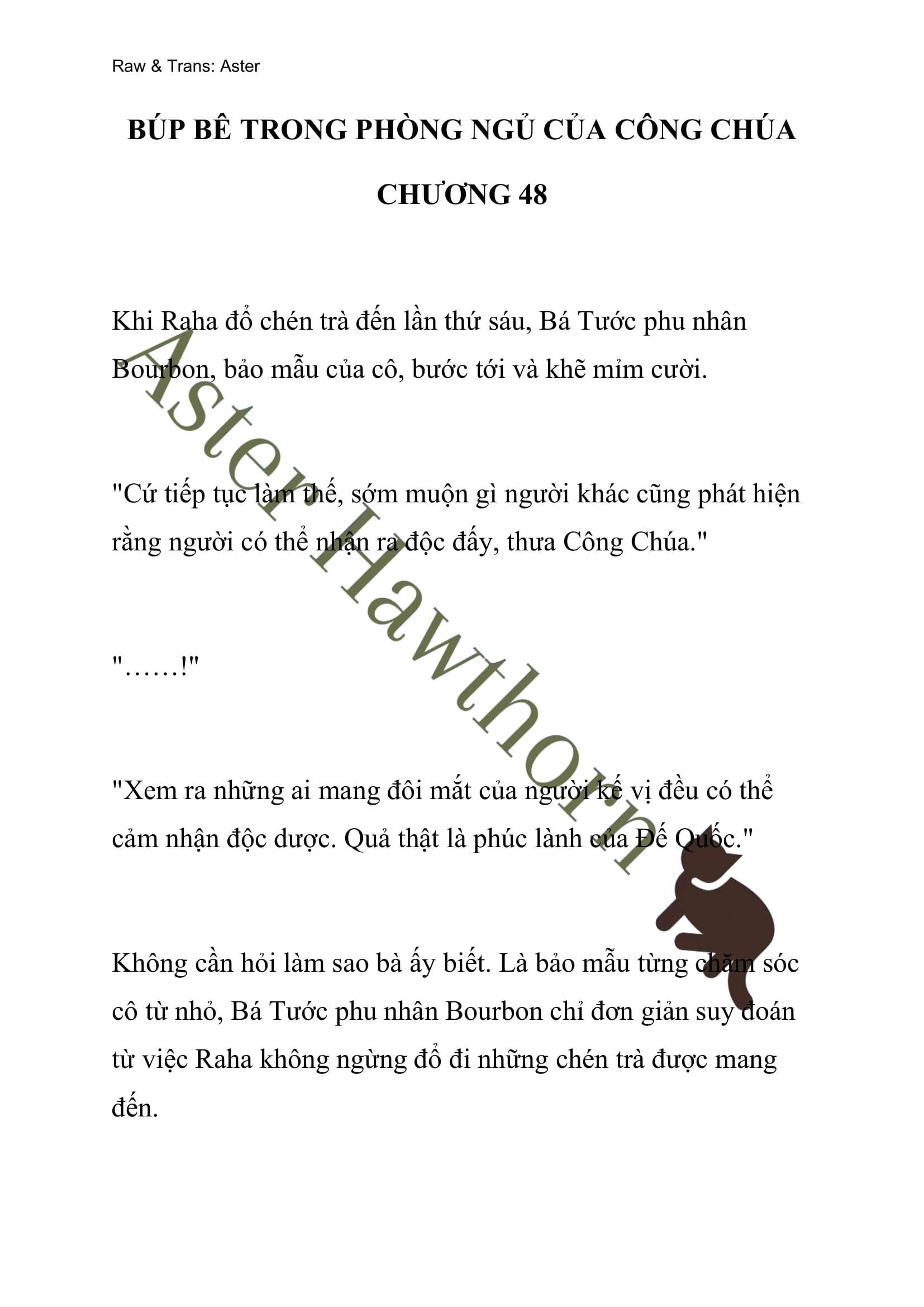 [NOVEL] Búp Bê Trong Phòng Ngủ Của Công Chúa Chap 48 - Trang 2