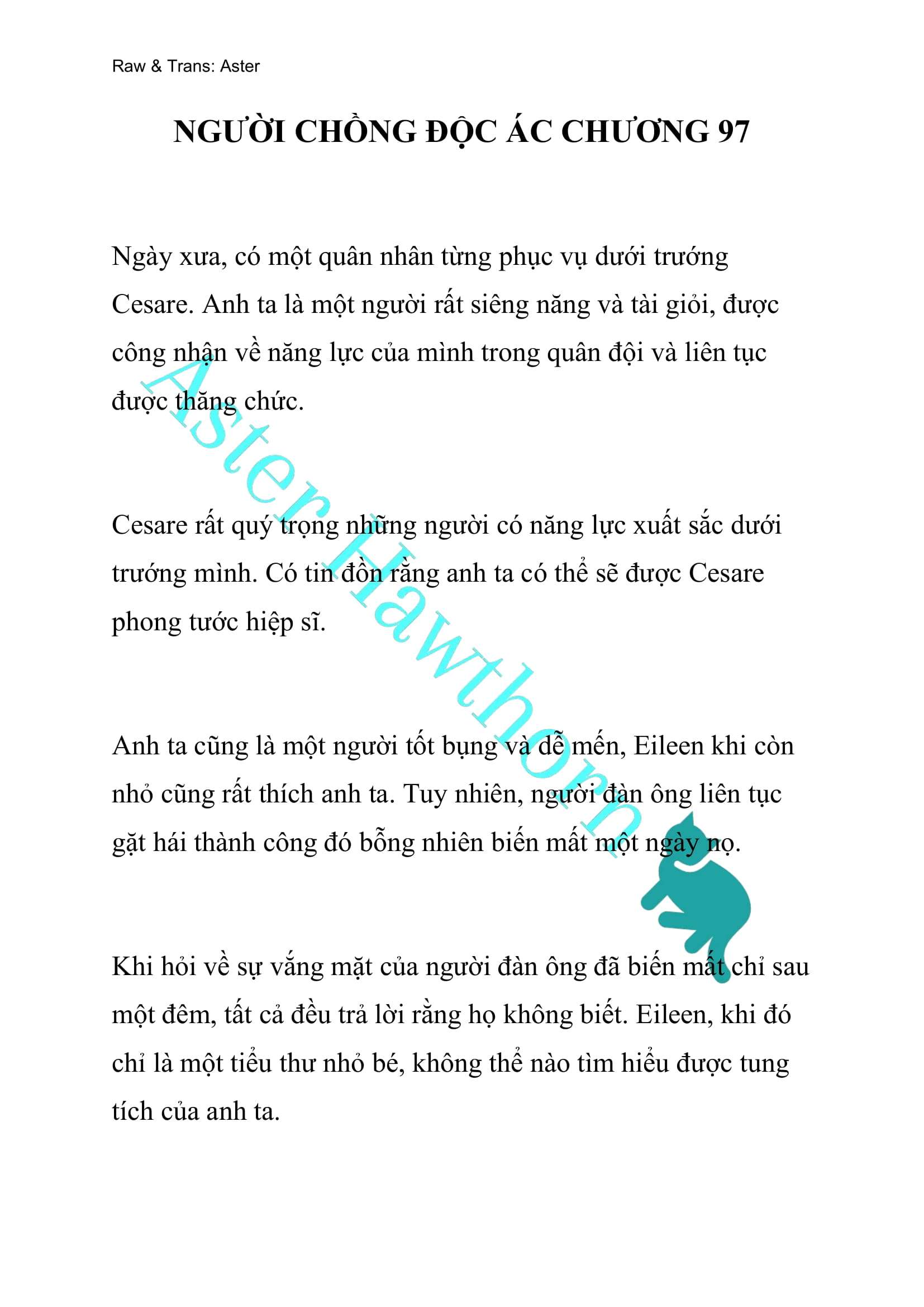 [NOVEL] Người Chồng Độc Ác Chap 97 - Next Chap 98