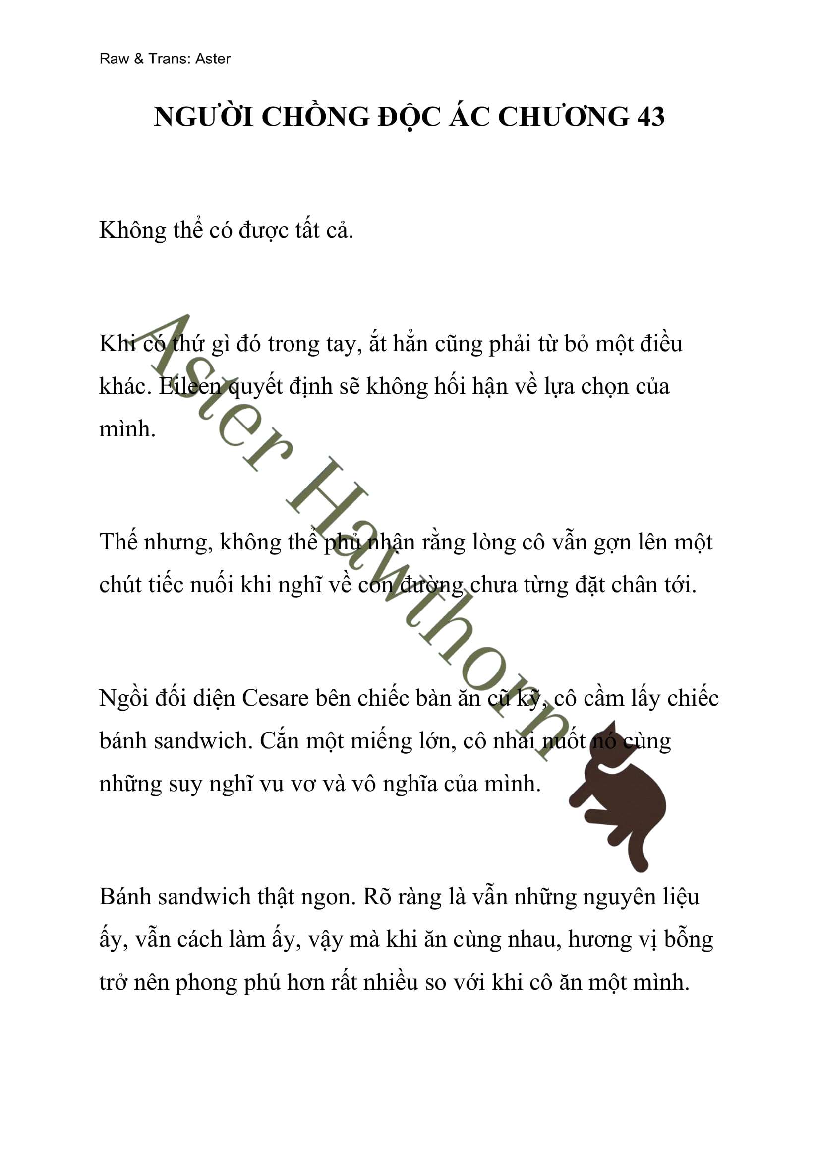 [NOVEL] Người Chồng Độc Ác Chap 43 - Next Chap 44