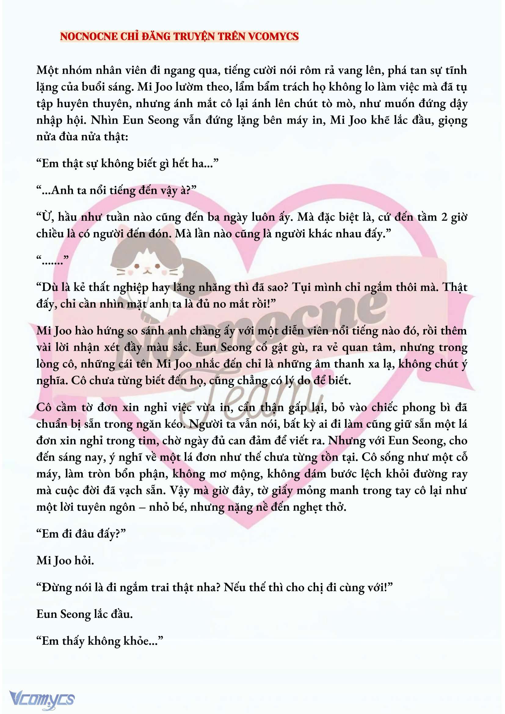 [NOVEL] CHÚNG TA KẾT THÚC VÀO MÙA THU Chap 3 - Trang 2