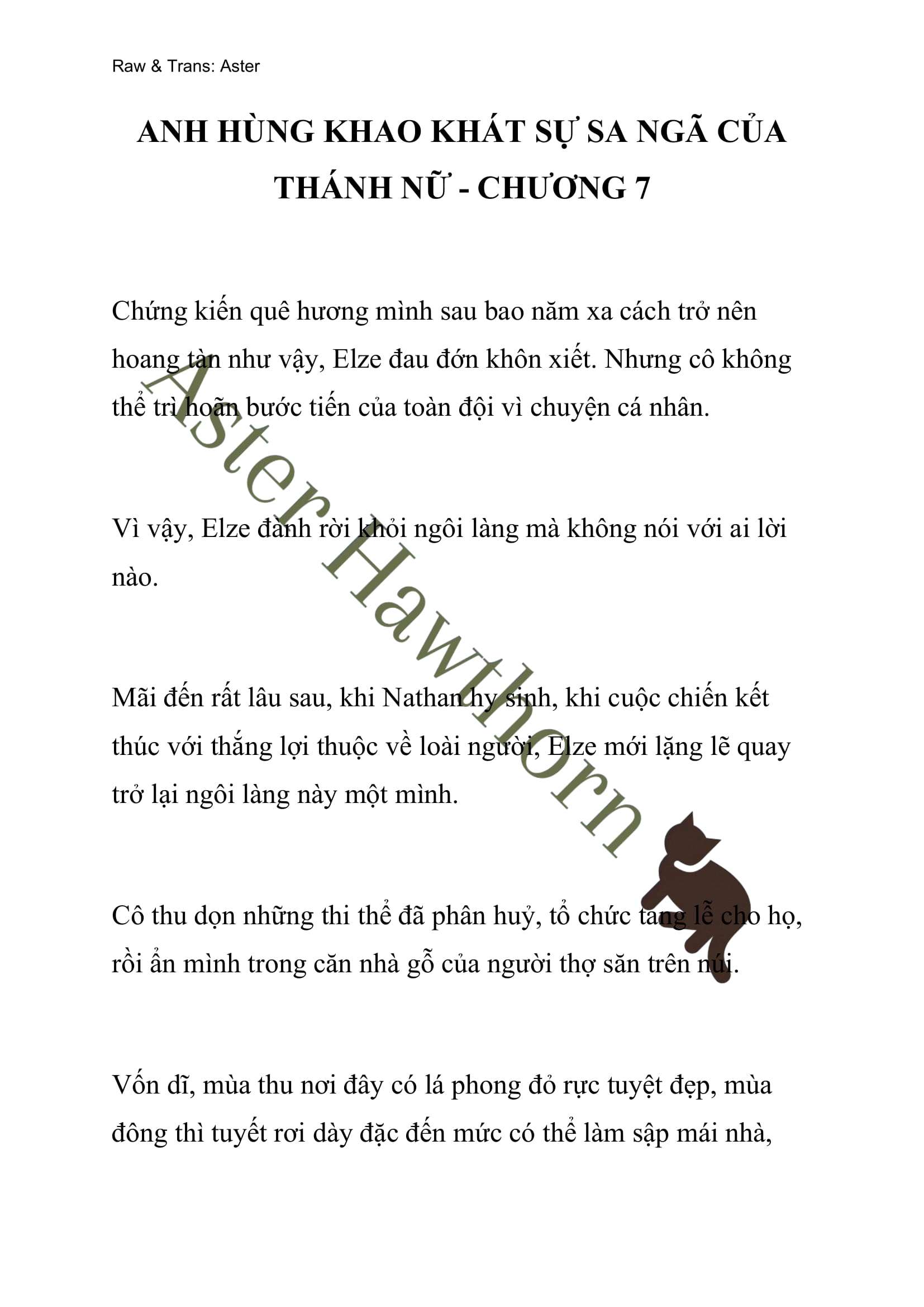 Anh Hùng Khao Khát Sự Sa Ngã Của Thánh Nữ Chap 7 - Next Chap 8