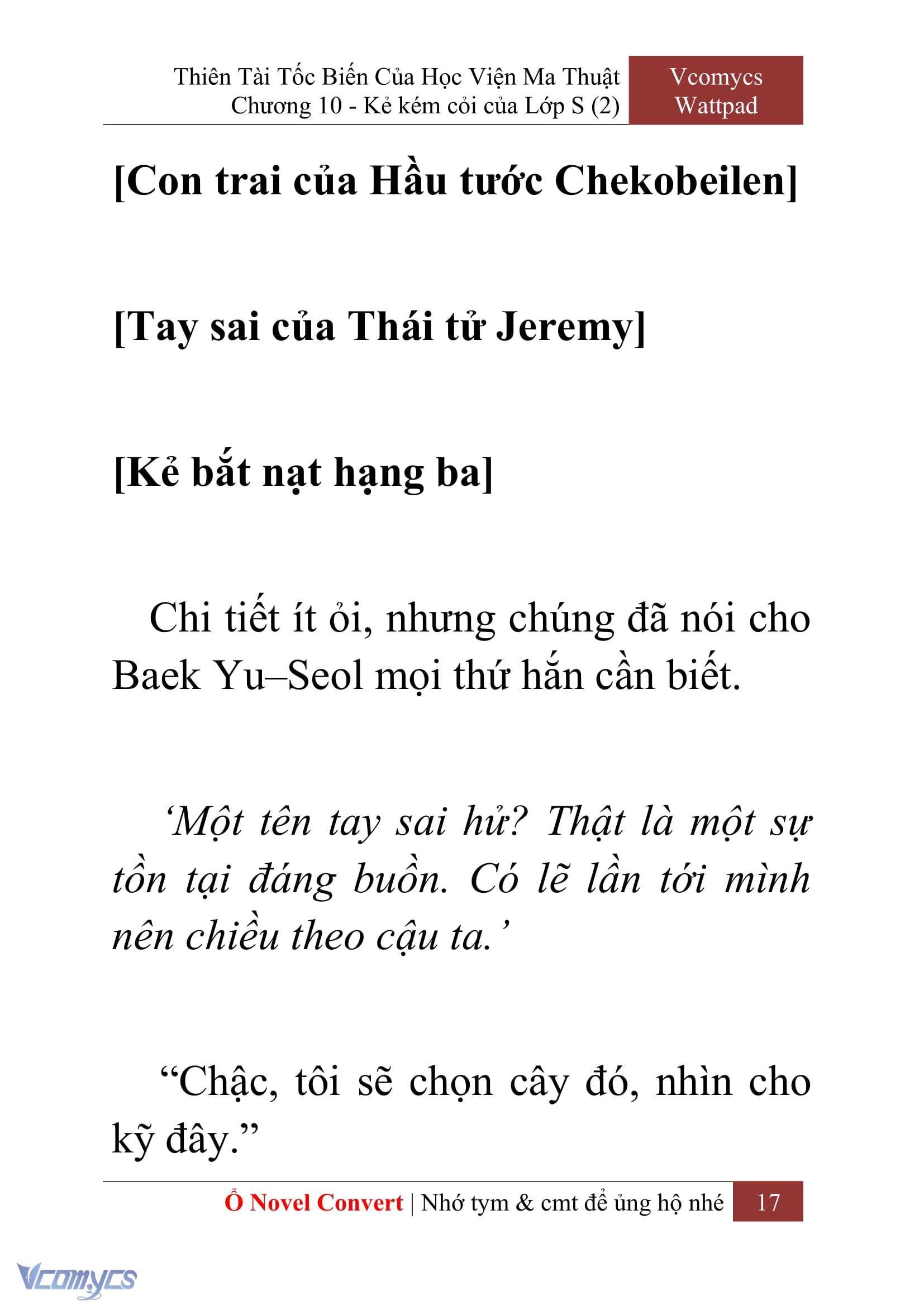 [Novel] Thiên Tài Tốc Biến Của Học Viện Ma Thuật Chap 10 - Next 