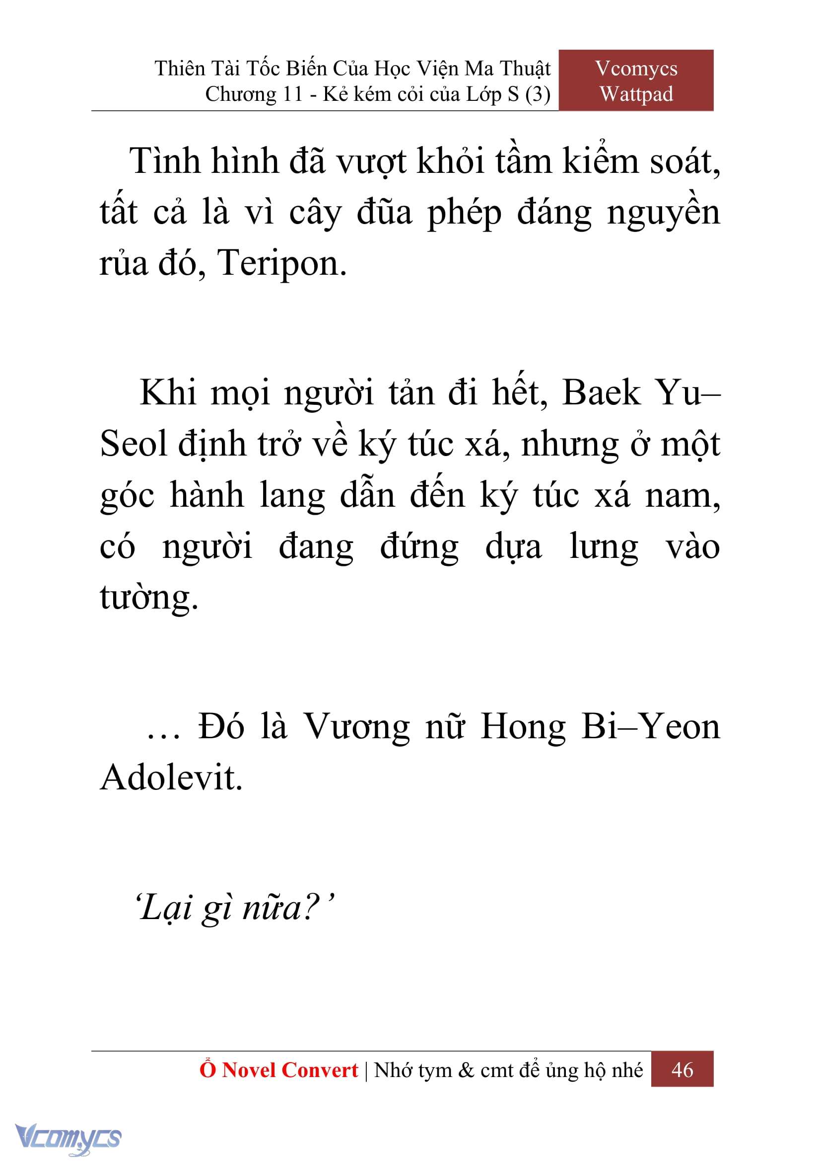 [Novel] Thiên Tài Tốc Biến Của Học Viện Ma Thuật Chap 11 - Next Chap 12