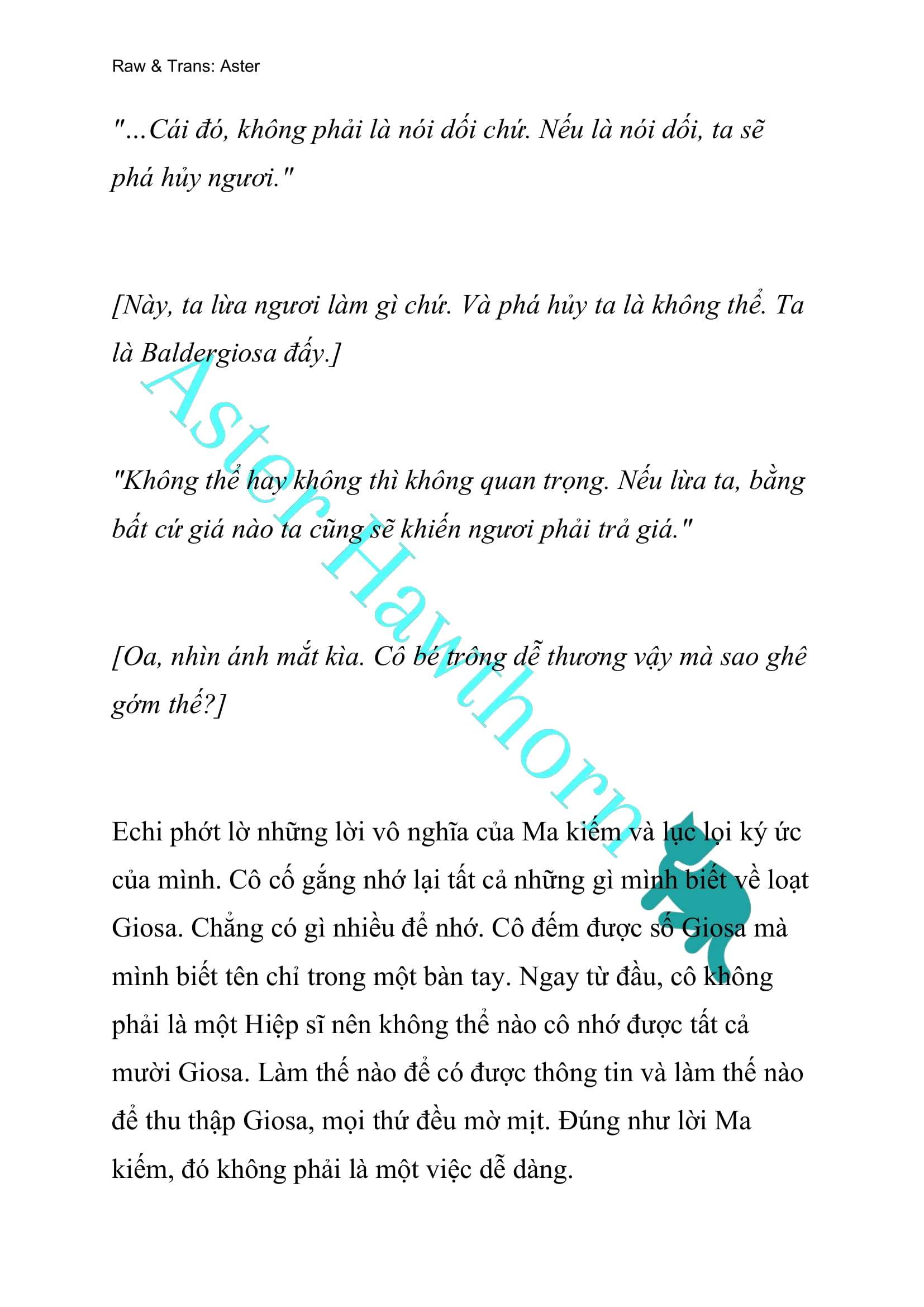 [NOVEL] Đóa Hoa Cầm Kiếm Chap 4 - Trang 2