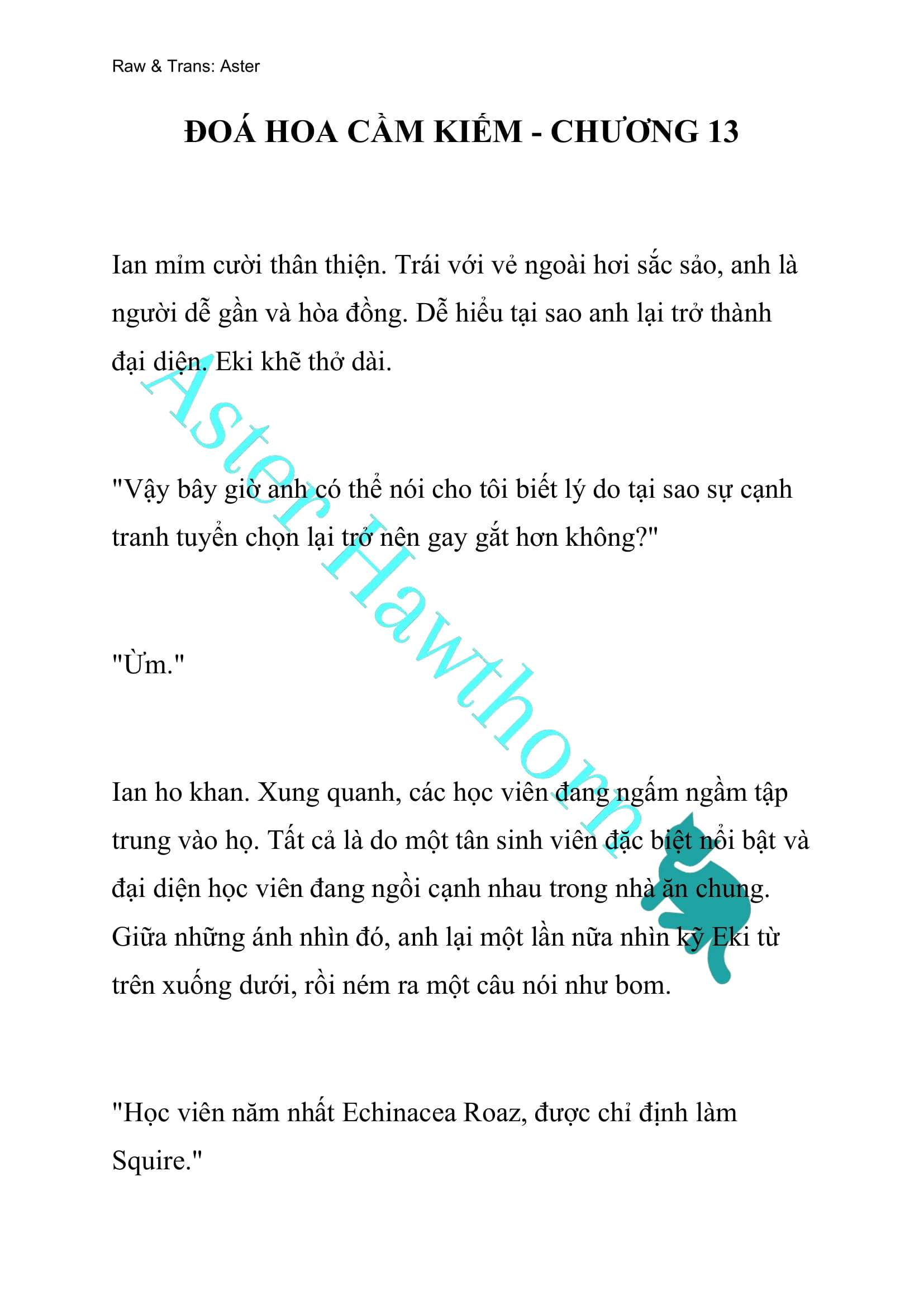 [NOVEL] Đóa Hoa Cầm Kiếm Chap 13 - Trang 2