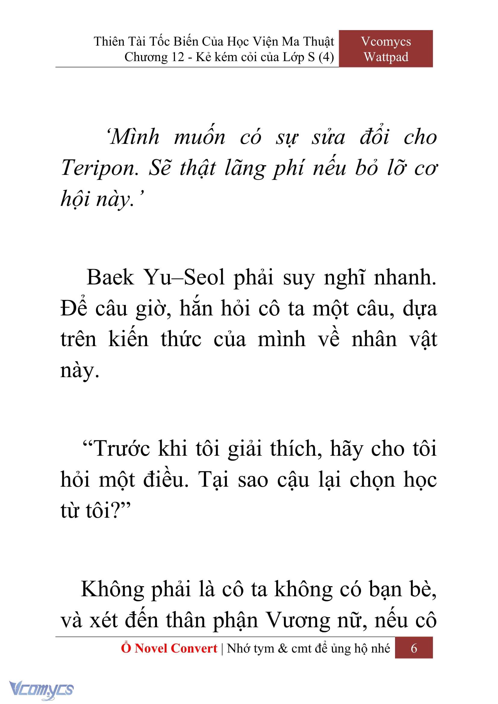 [Novel] Thiên Tài Tốc Biến Của Học Viện Ma Thuật Chap 12 - Next 