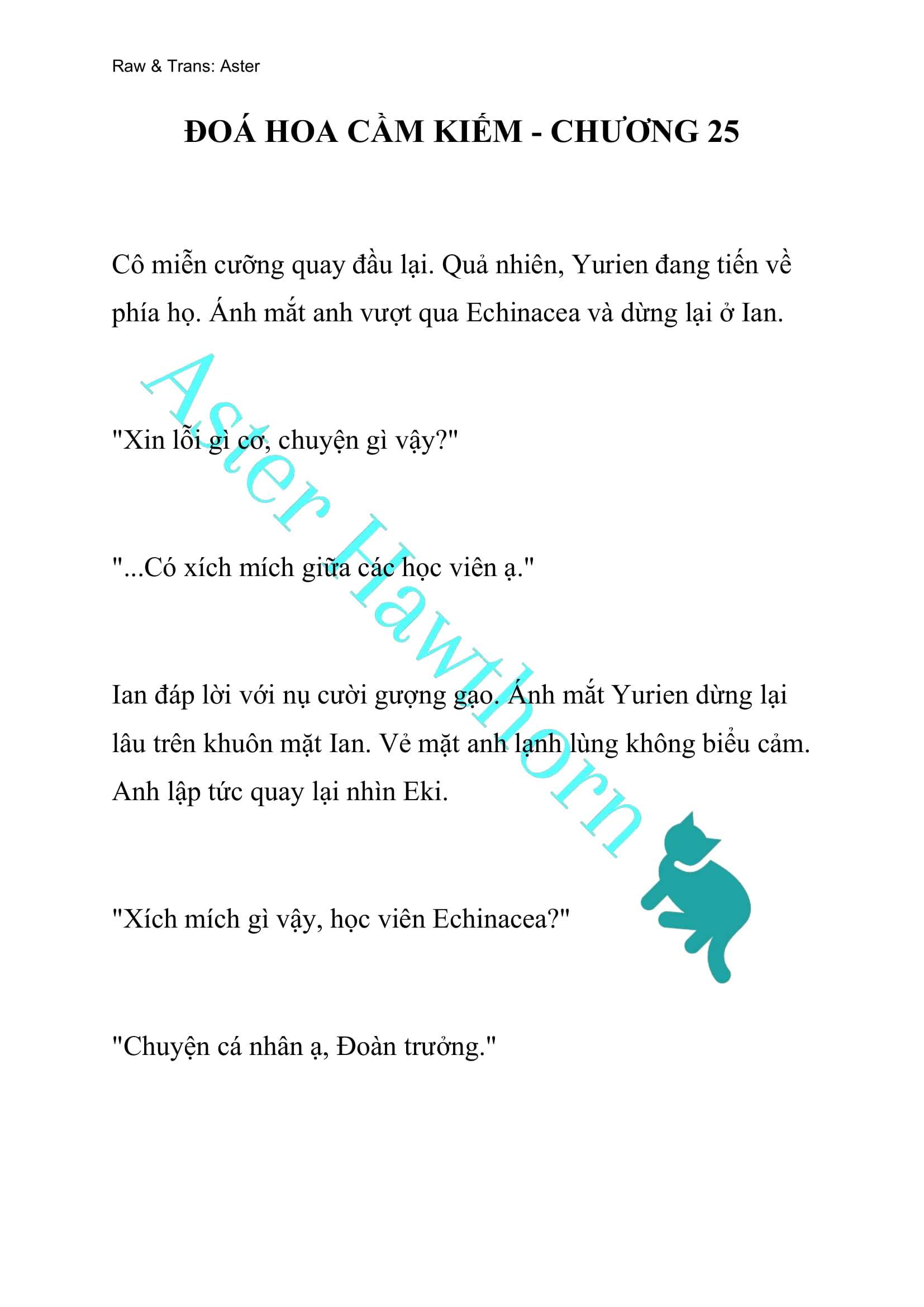 [NOVEL] Đóa Hoa Cầm Kiếm Chap 25 - Next Chap 26