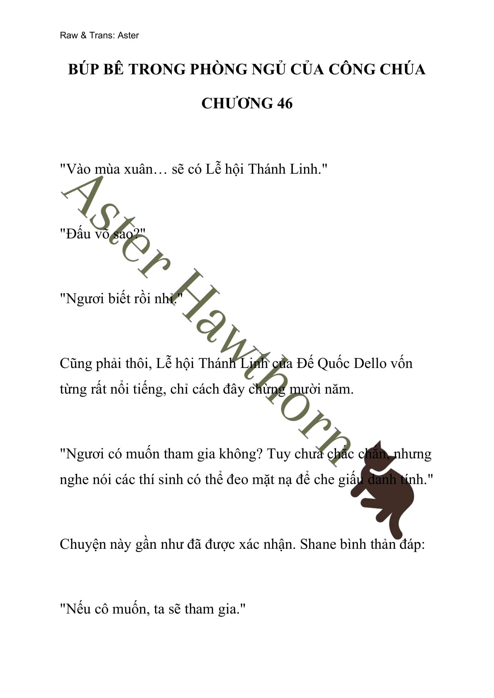 [NOVEL] Búp Bê Trong Phòng Ngủ Của Công Chúa Chap 46 - Trang 2