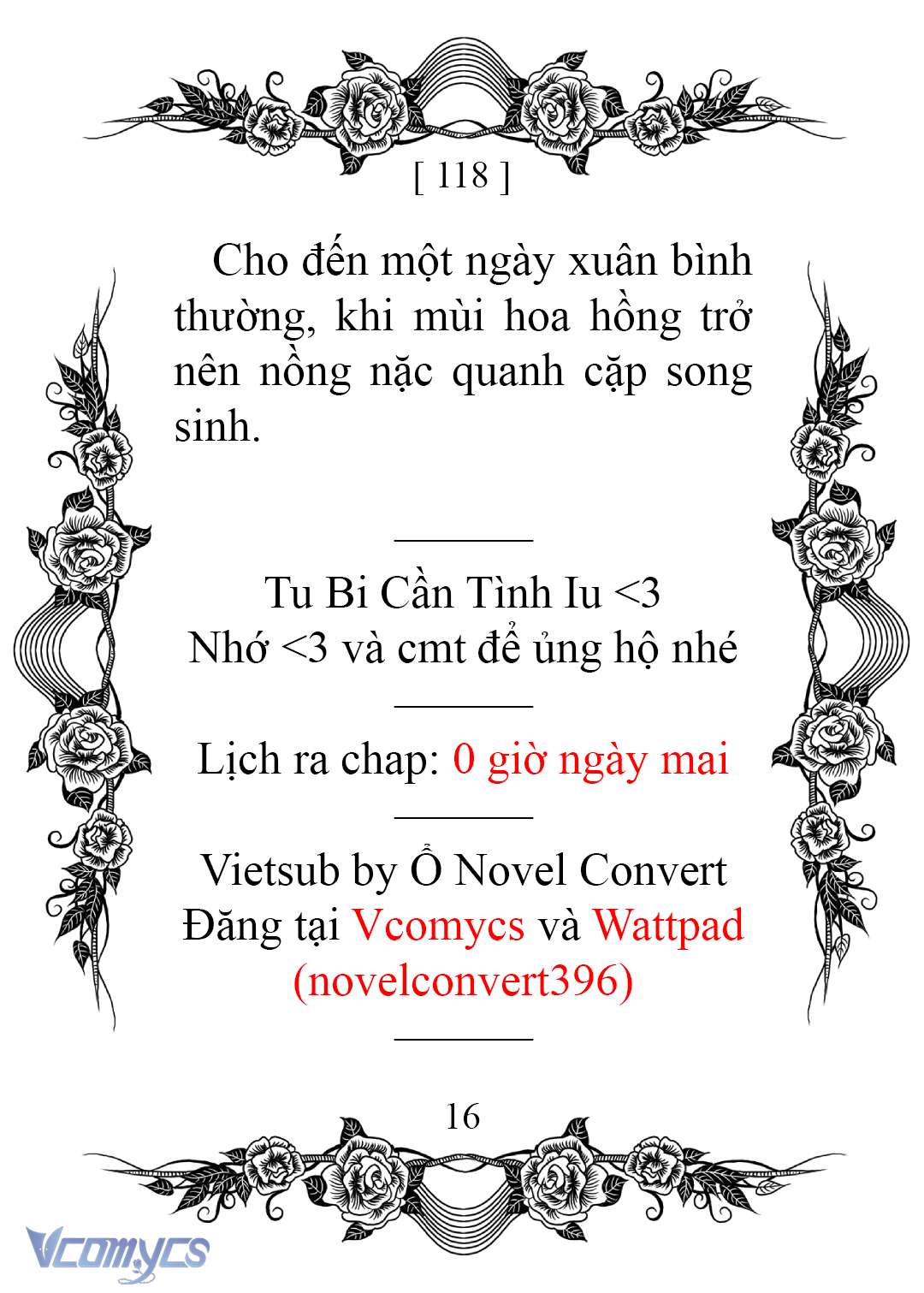 [Novel] Chào Mừng Đến Với Dinh Thự Hoa Hồng Chap 118 - Next 