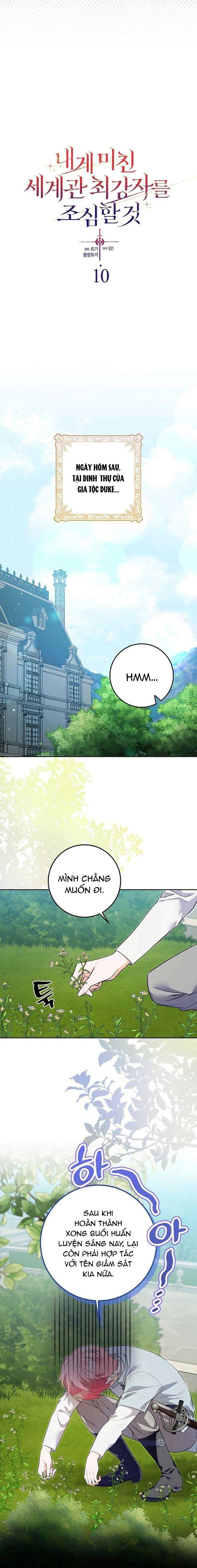 Hãy Cẩn Thận Với Người Đàn Ông Mạnh Nhất Đang Mê Muội Tôi Chap 10 - Trang 3