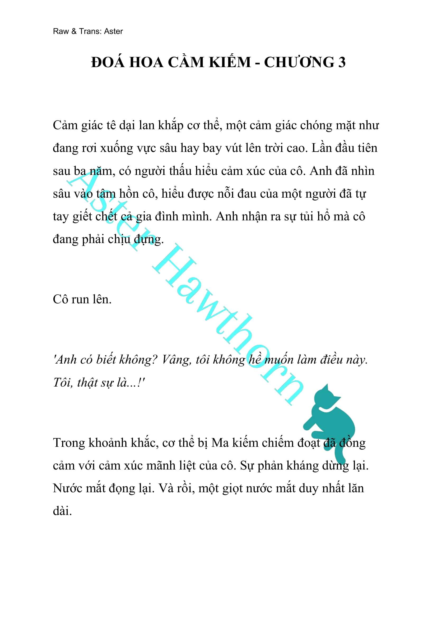 [NOVEL] Đóa Hoa Cầm Kiếm Chap 3 - Trang 2