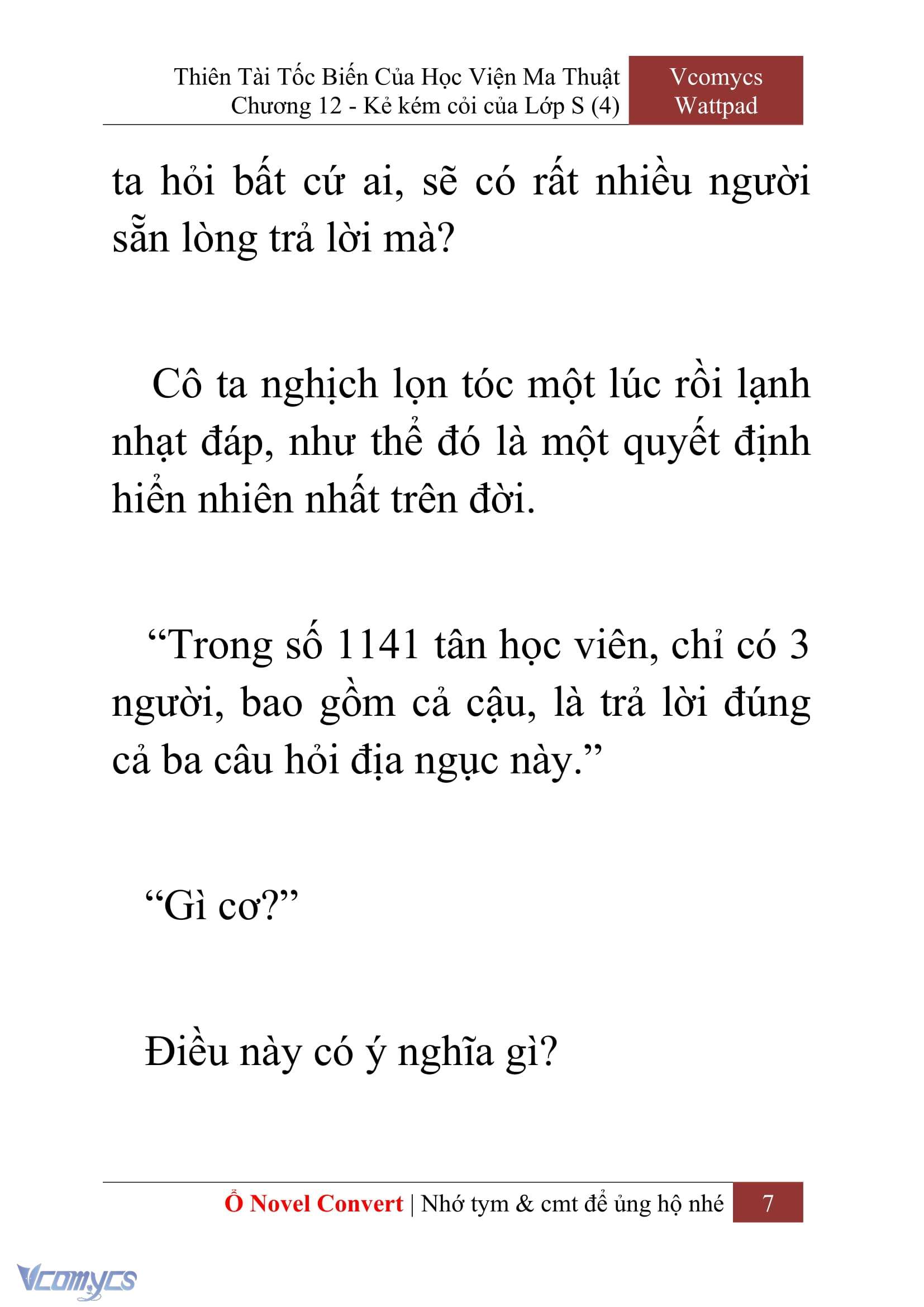 [Novel] Thiên Tài Tốc Biến Của Học Viện Ma Thuật Chap 12 - Next 