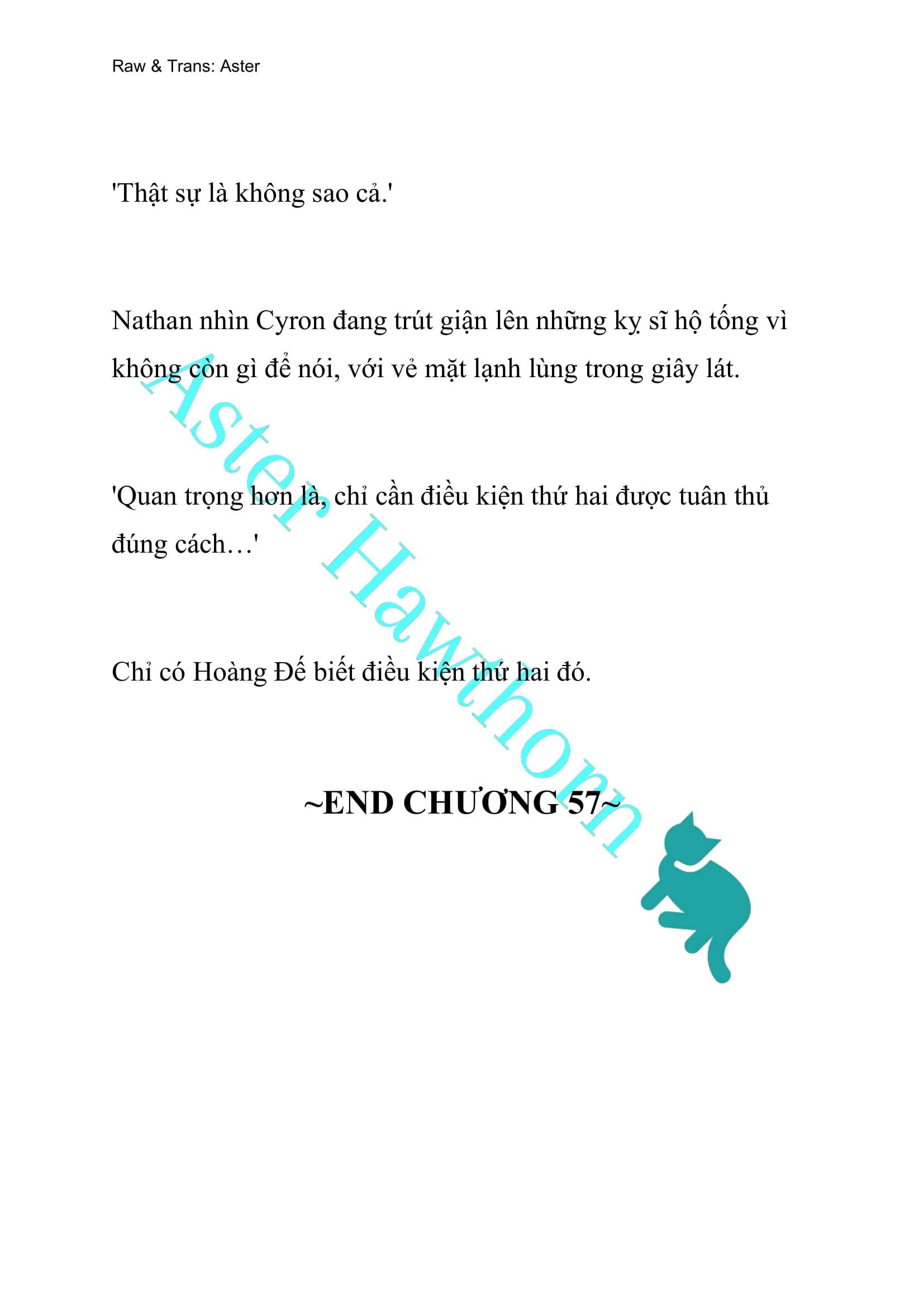 [NOVEL] Anh Hùng Khao Khát Sự Sa Ngã Của Thánh Nữ Chap 57 - Next 