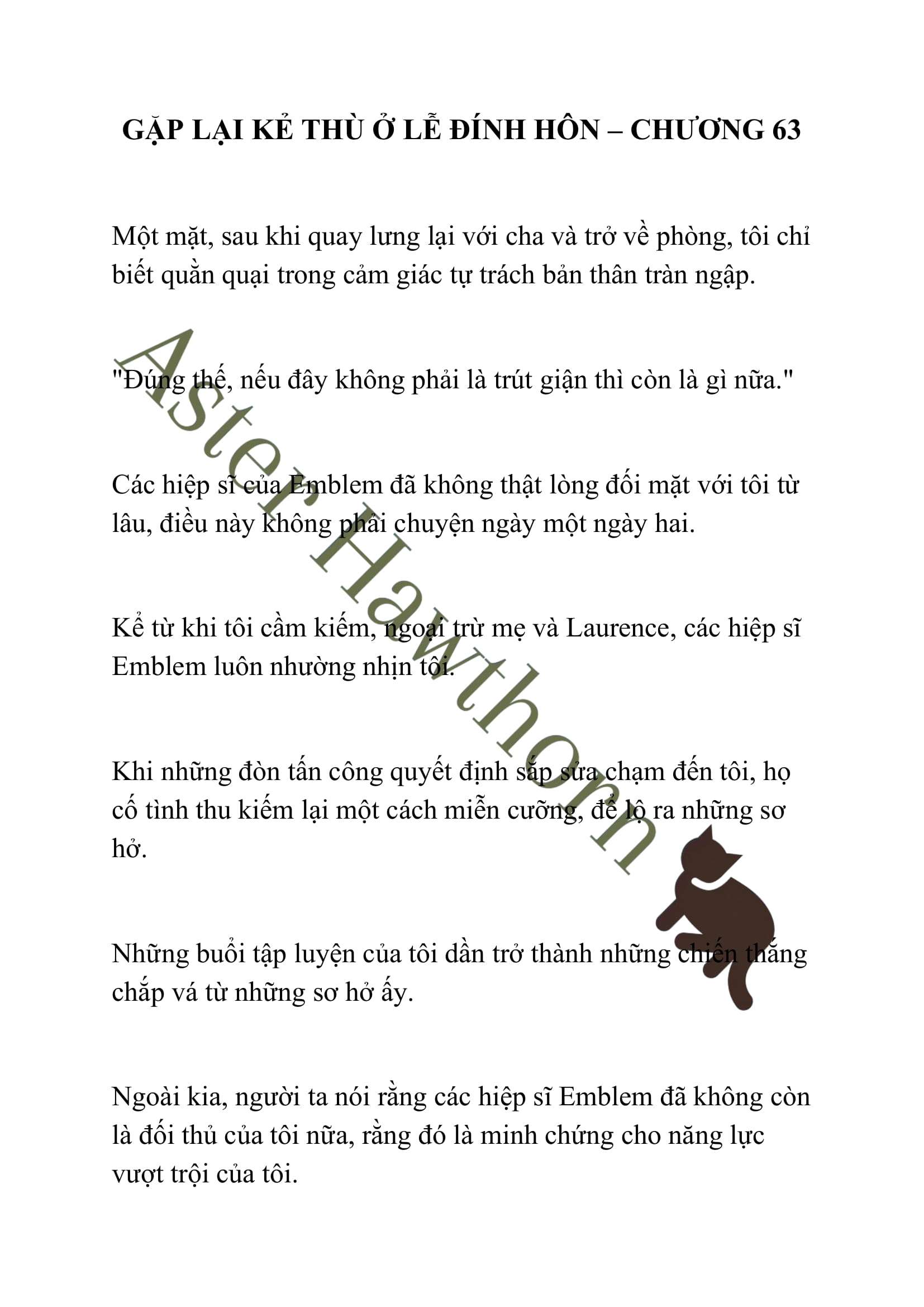 [NOVEL] Gặp Lại Kẻ Thù Ở Lễ Đính Hôn Chap 63 - Trang 2