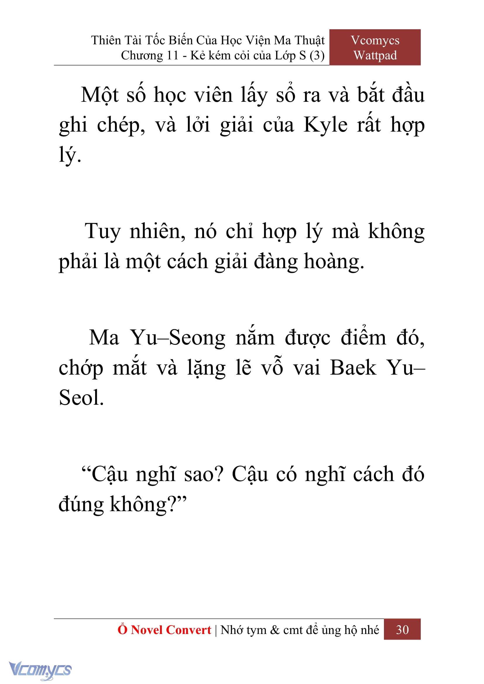 [Novel] Thiên Tài Tốc Biến Của Học Viện Ma Thuật Chap 11 - Next Chap 12
