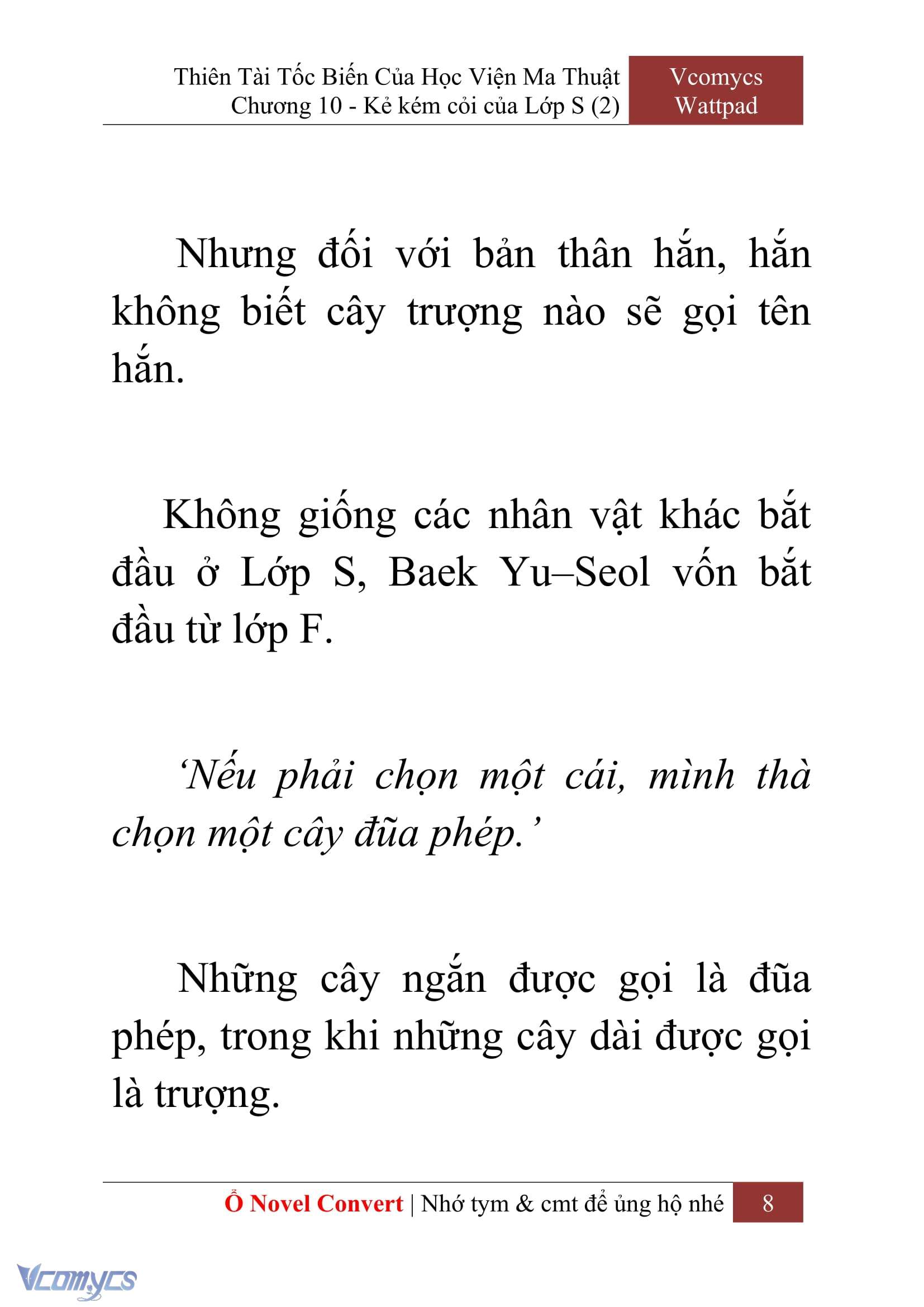 [Novel] Thiên Tài Tốc Biến Của Học Viện Ma Thuật Chap 10 - Next 