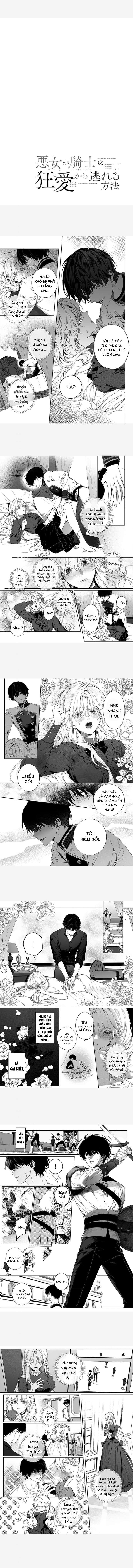 Làm Thế Nào Để Nữ Phụ Ác Độc Thoát Khỏi Tình Yêu Điên Cuồng Của Hiệp Sĩ ?! Chap 2 - Trang 2